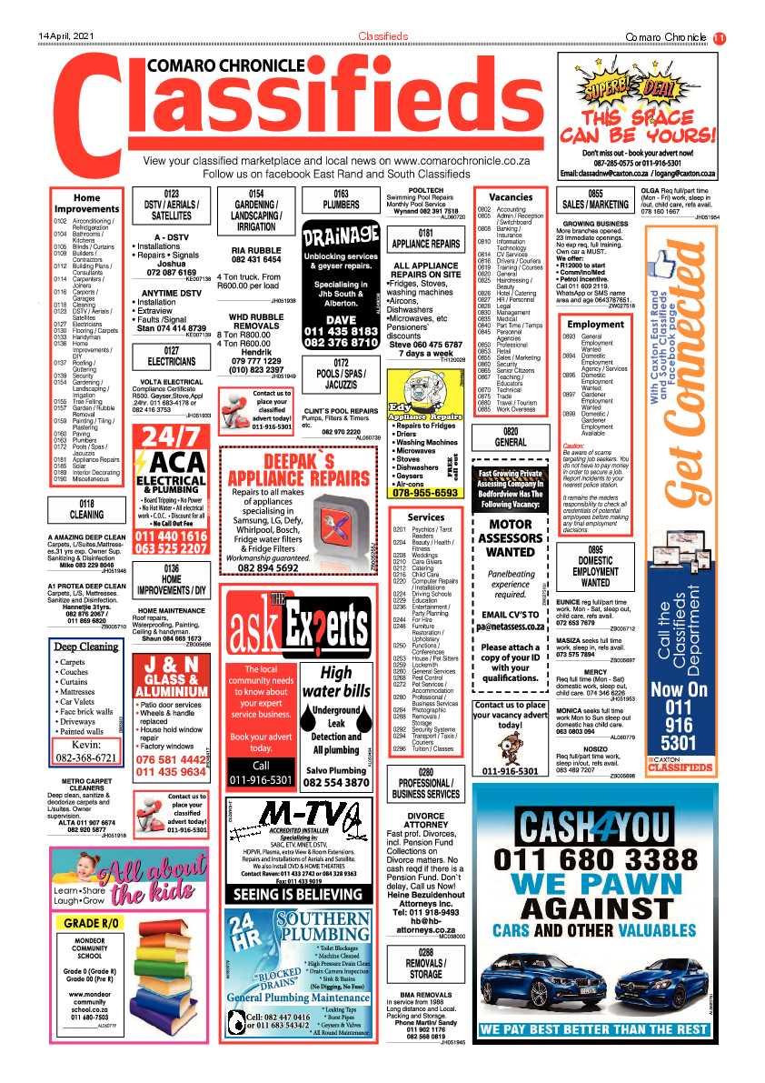 Comaro Chronicle 16 April 2021 page 12