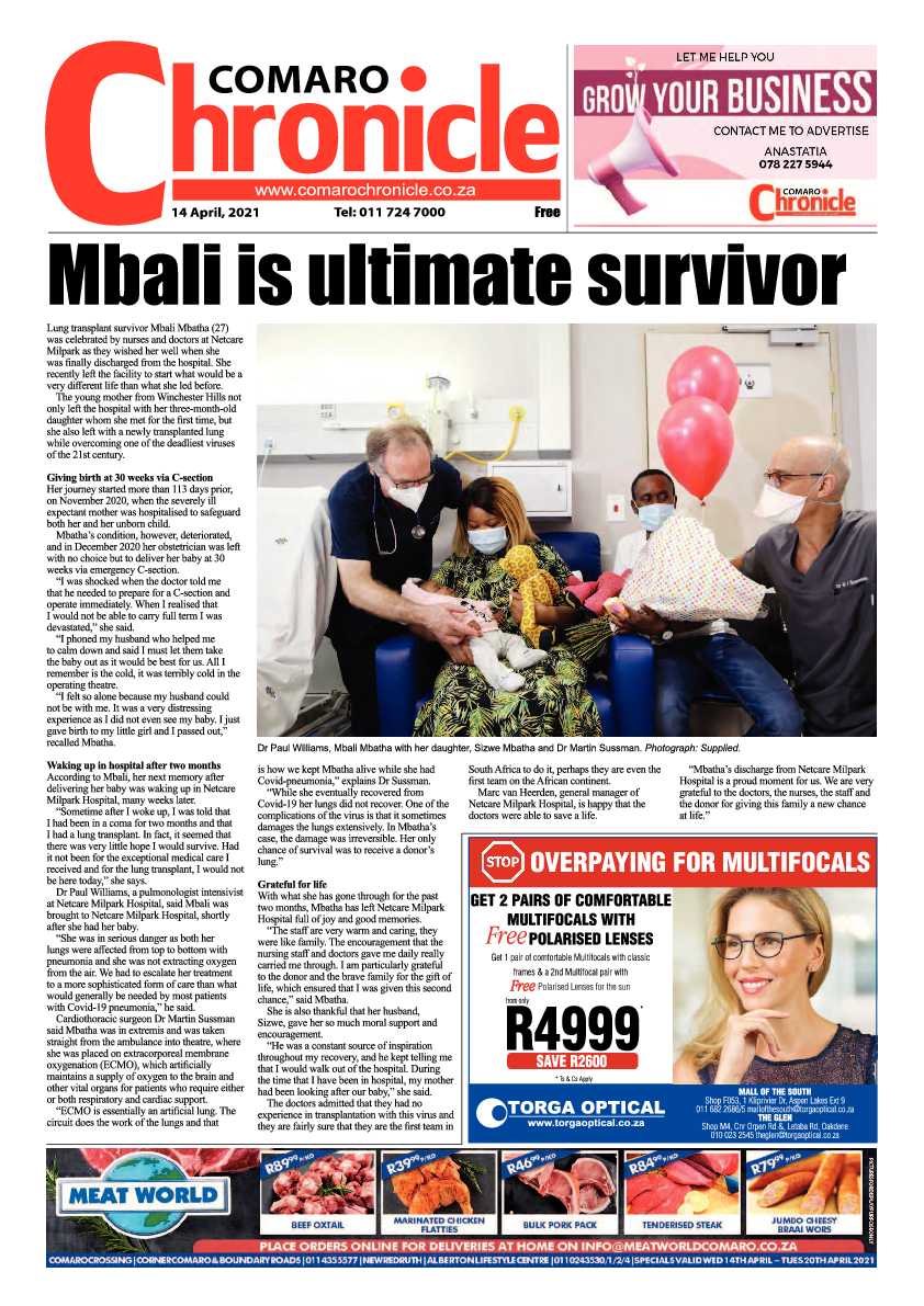 Comaro Chronicle 16 April 2021 page 2