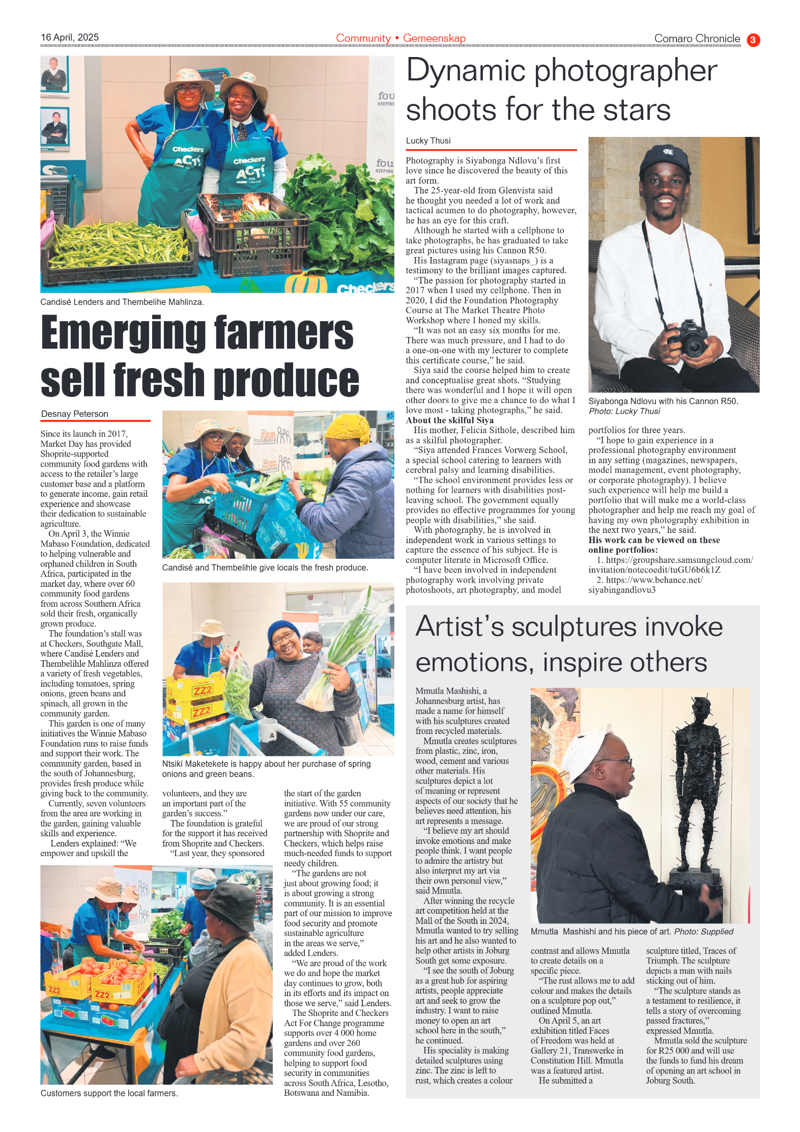 Comaro Chronicle 16 April 2025 page 3