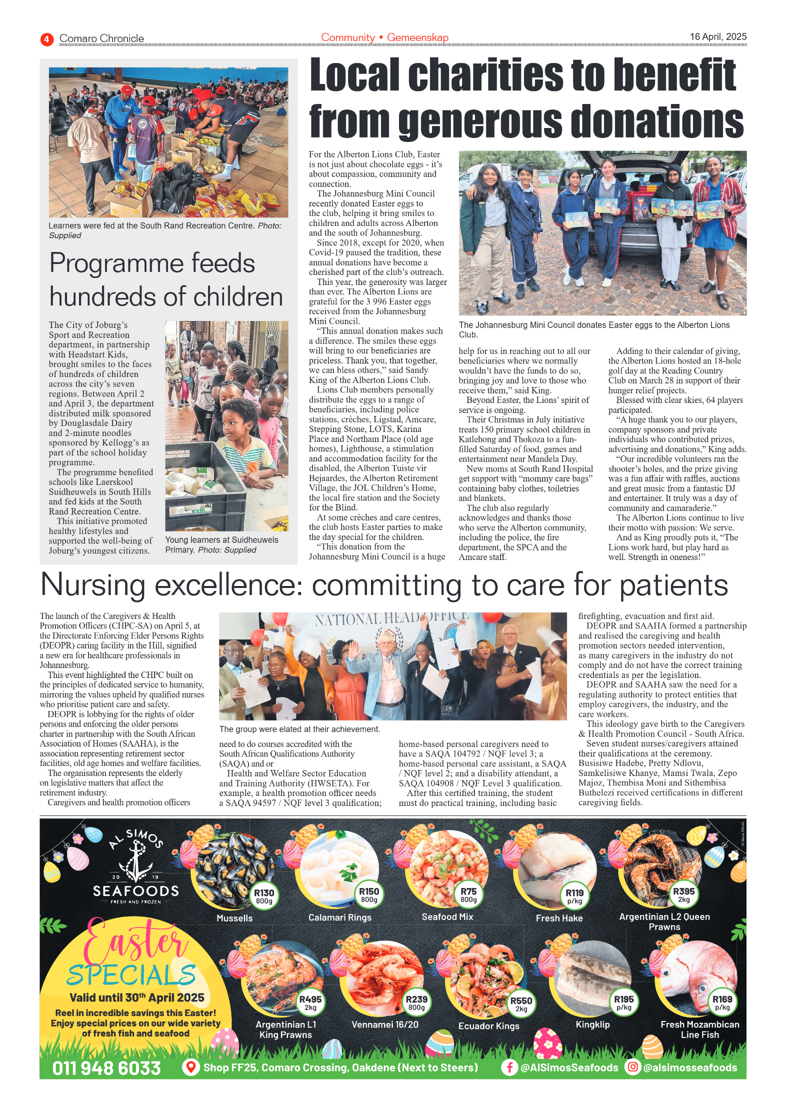 Comaro Chronicle 16 April 2025 page 4