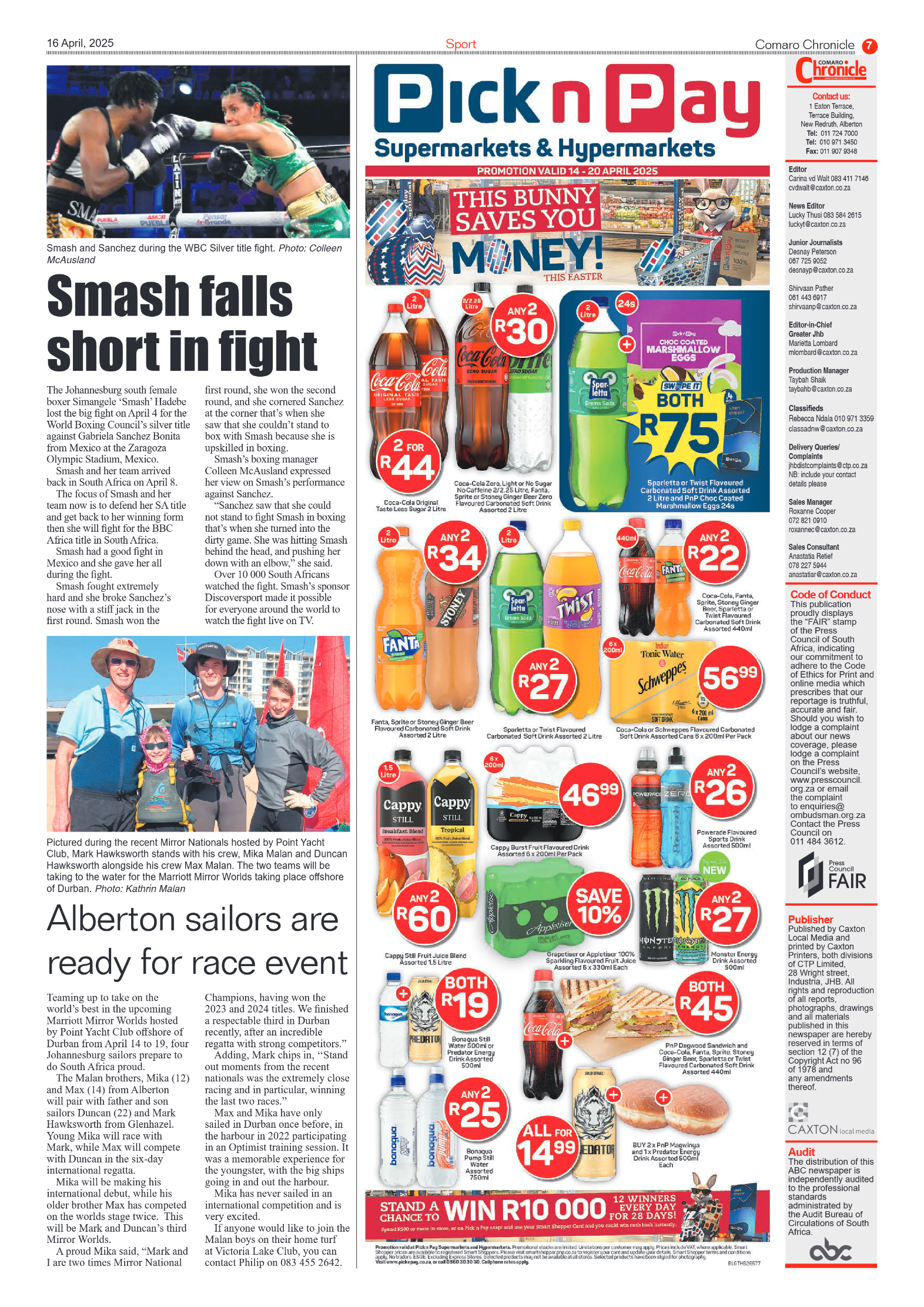Comaro Chronicle 16 April 2025 page 7