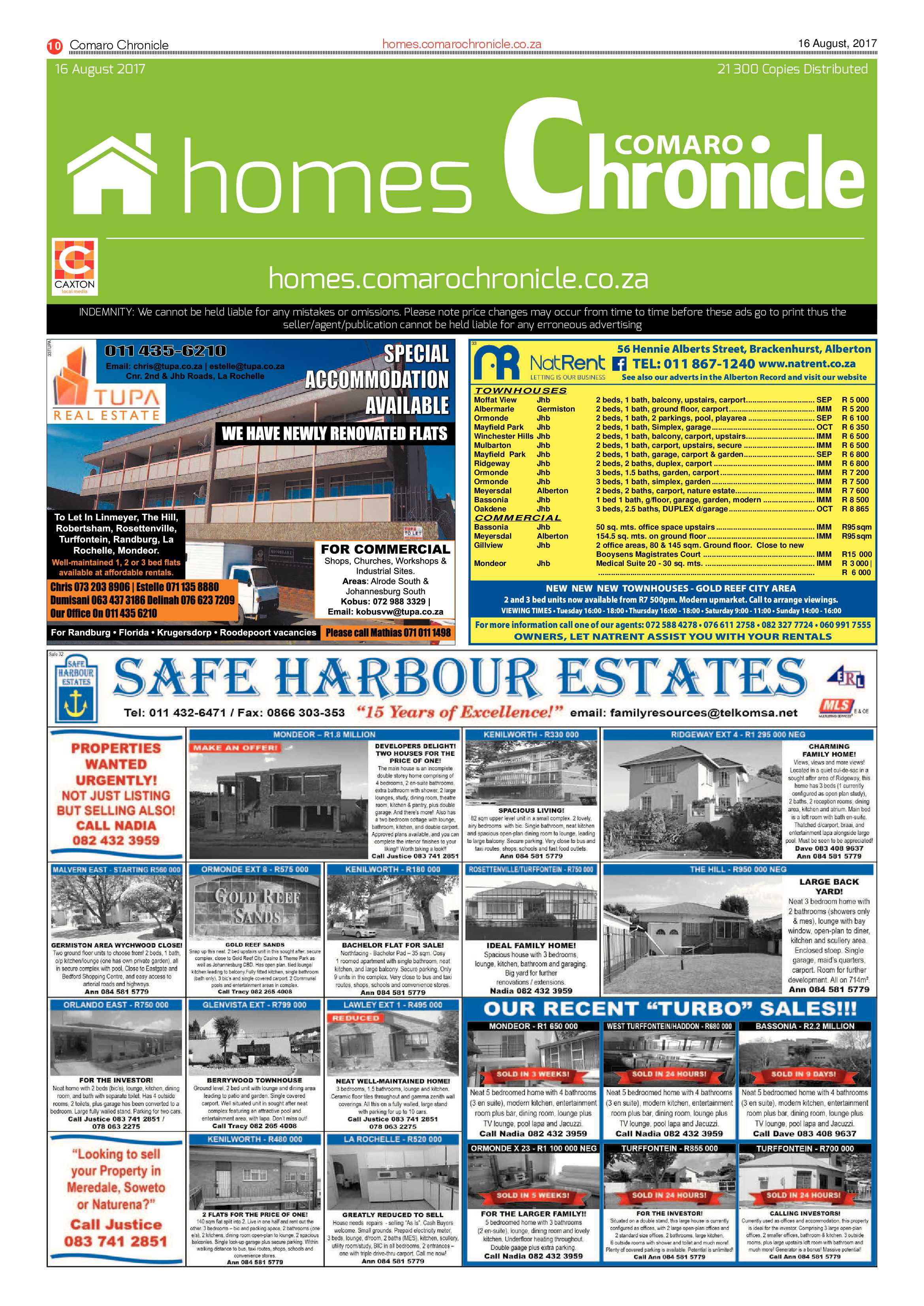 Comaro Chronicle 16 August 2017 page 10