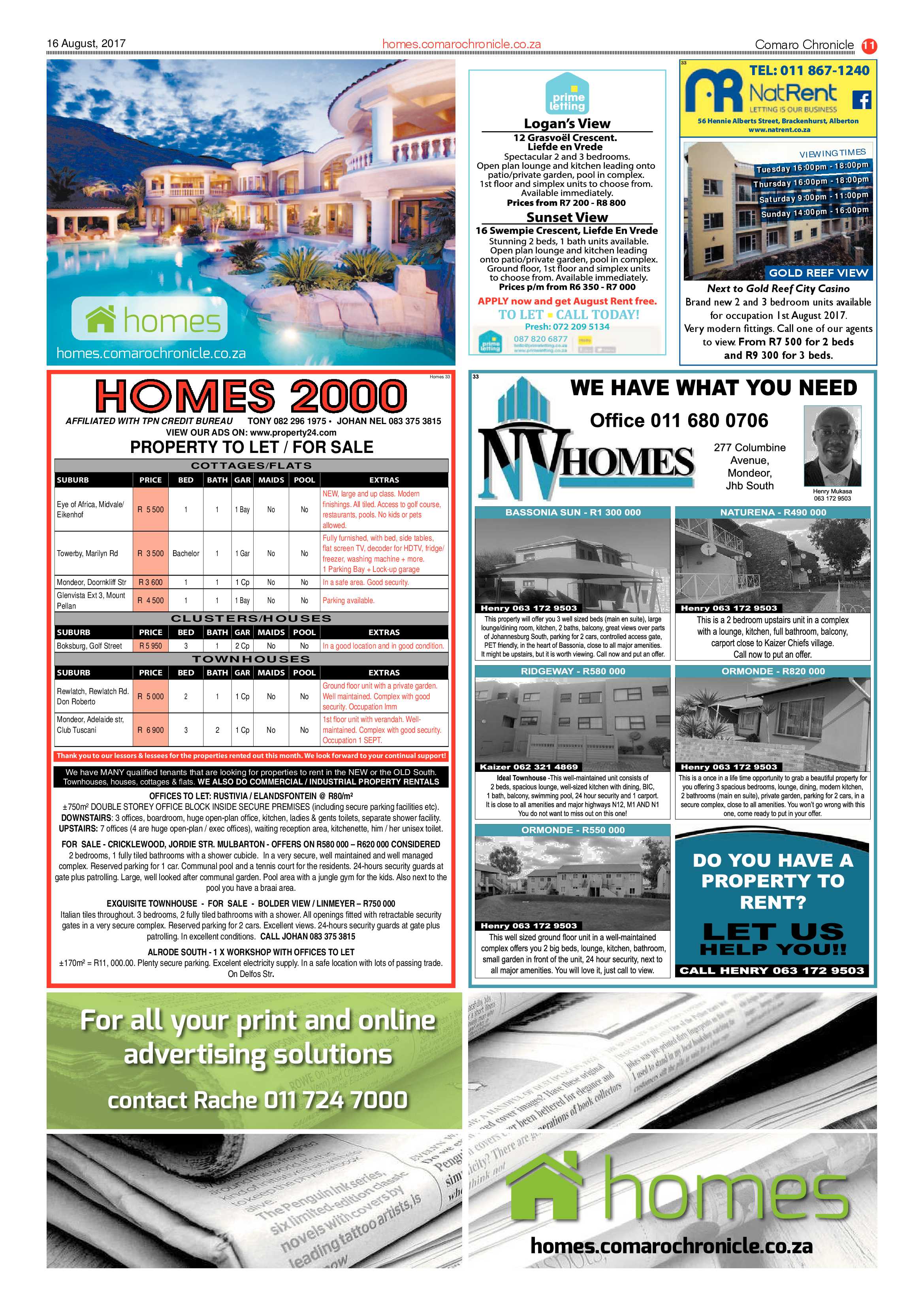 Comaro Chronicle 16 August 2017 page 11