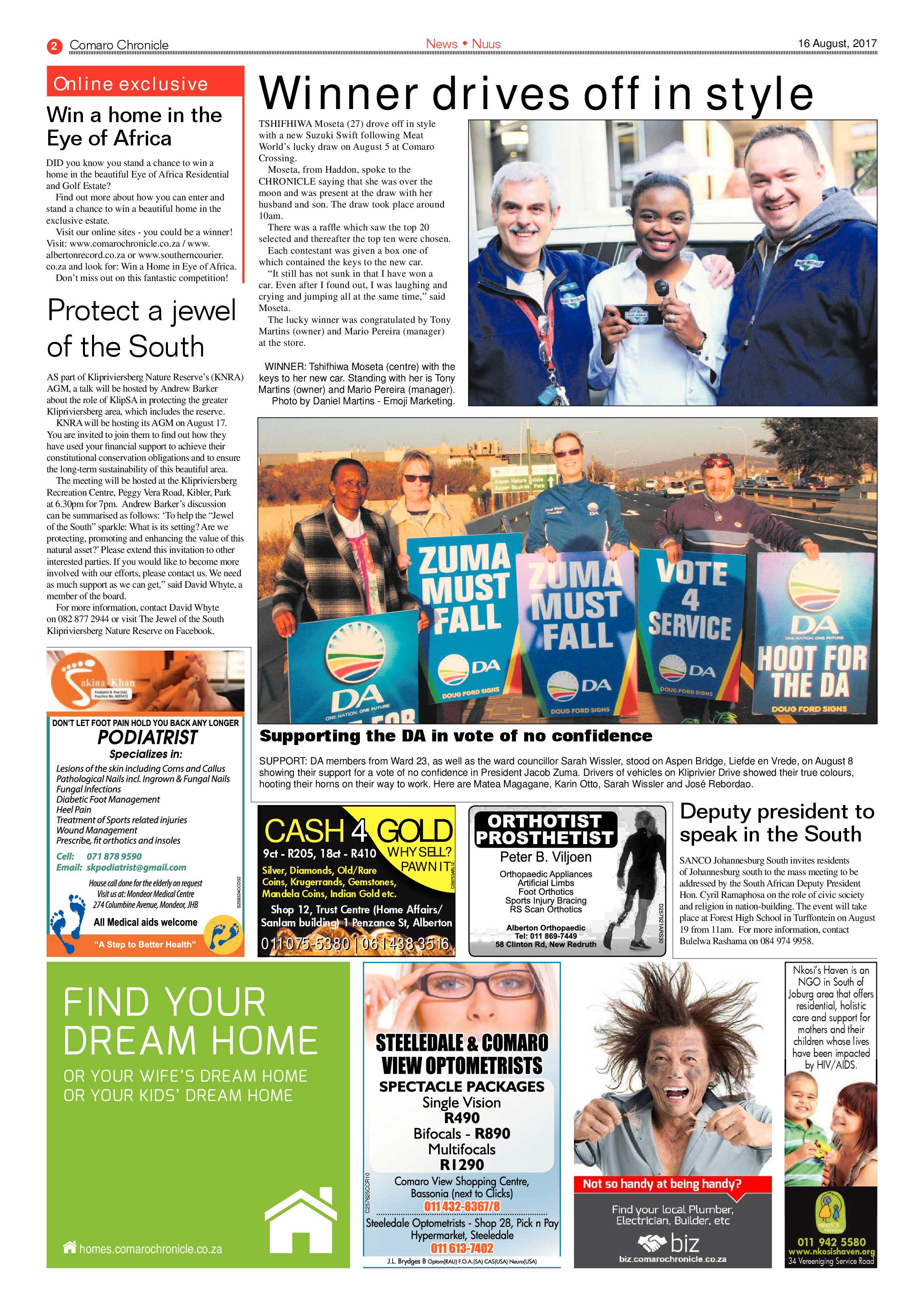 Comaro Chronicle 16 August 2017 page 2