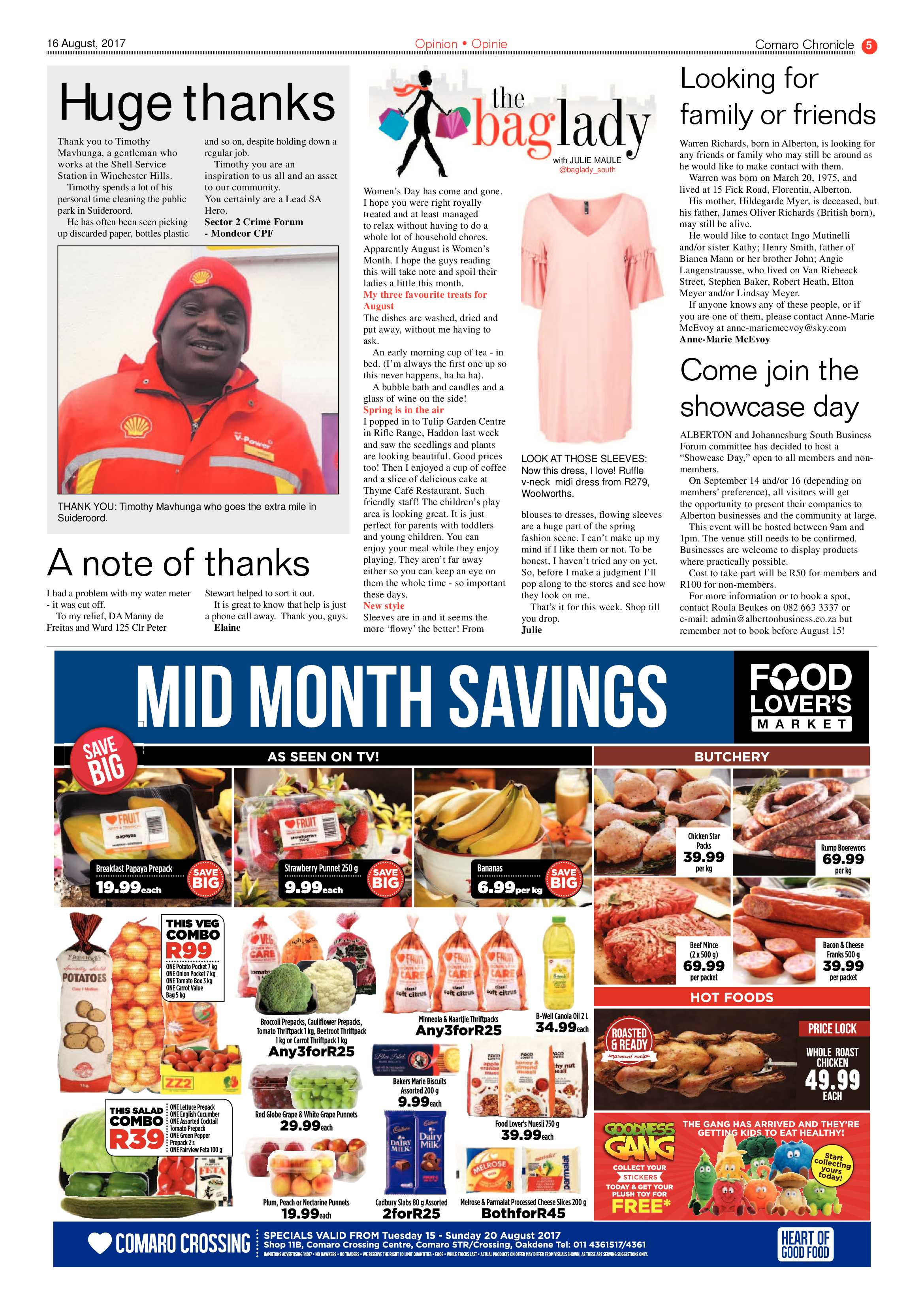 Comaro Chronicle 16 August 2017 page 5
