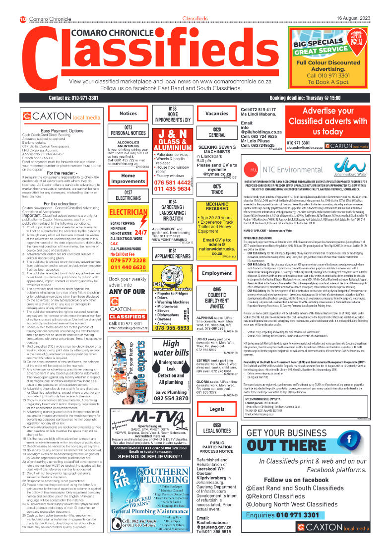 Comaro Chronicle 16 August 2023 page 10