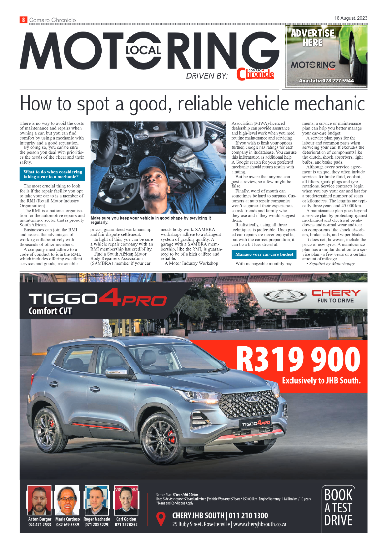 Comaro Chronicle 16 August 2023 page 8