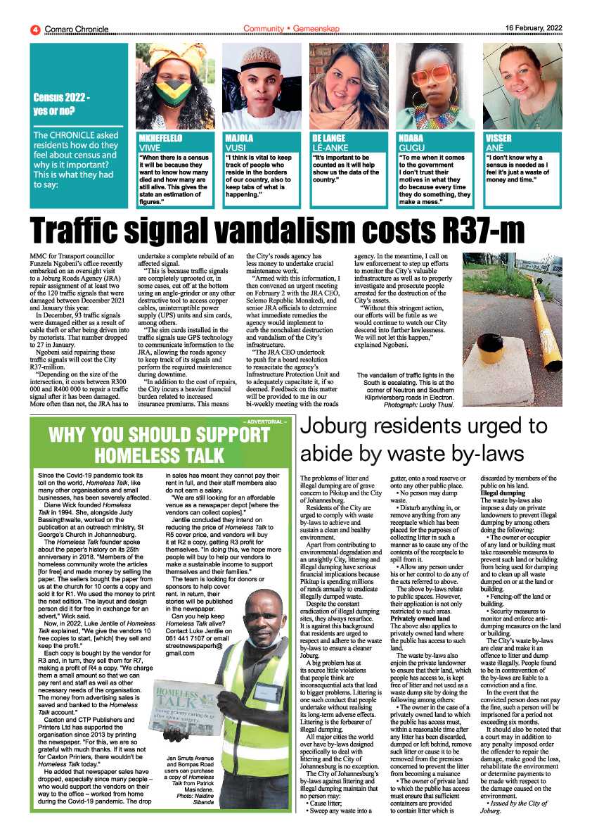 Comaro Chronicle 16 February 2022 page 6