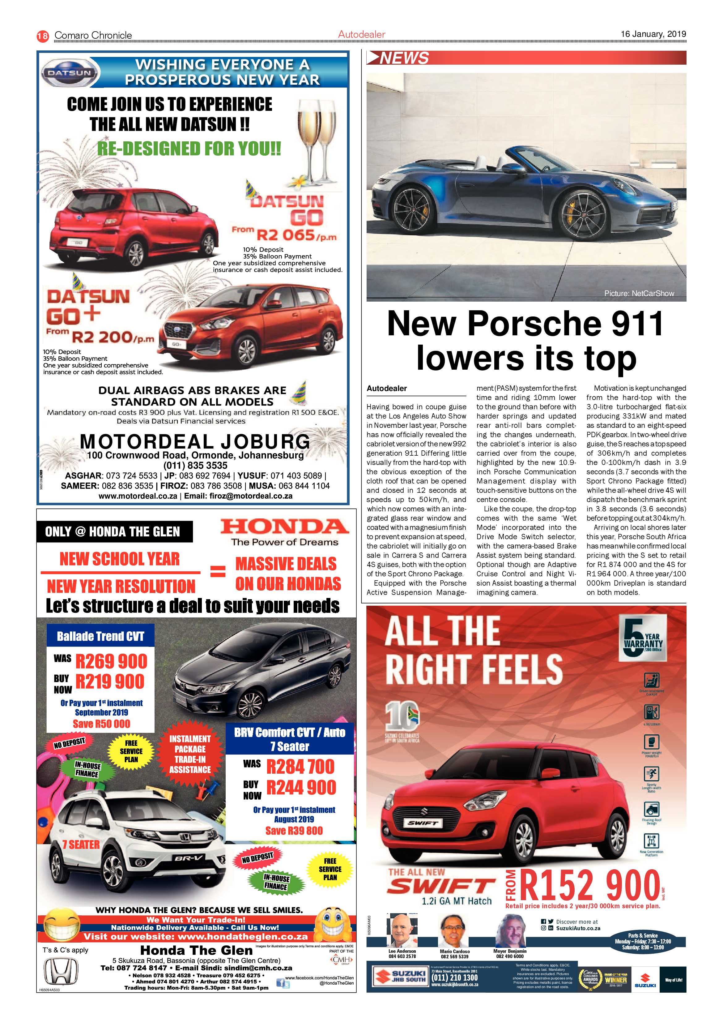 Comaro Chronicle 16 January 2019 page 18