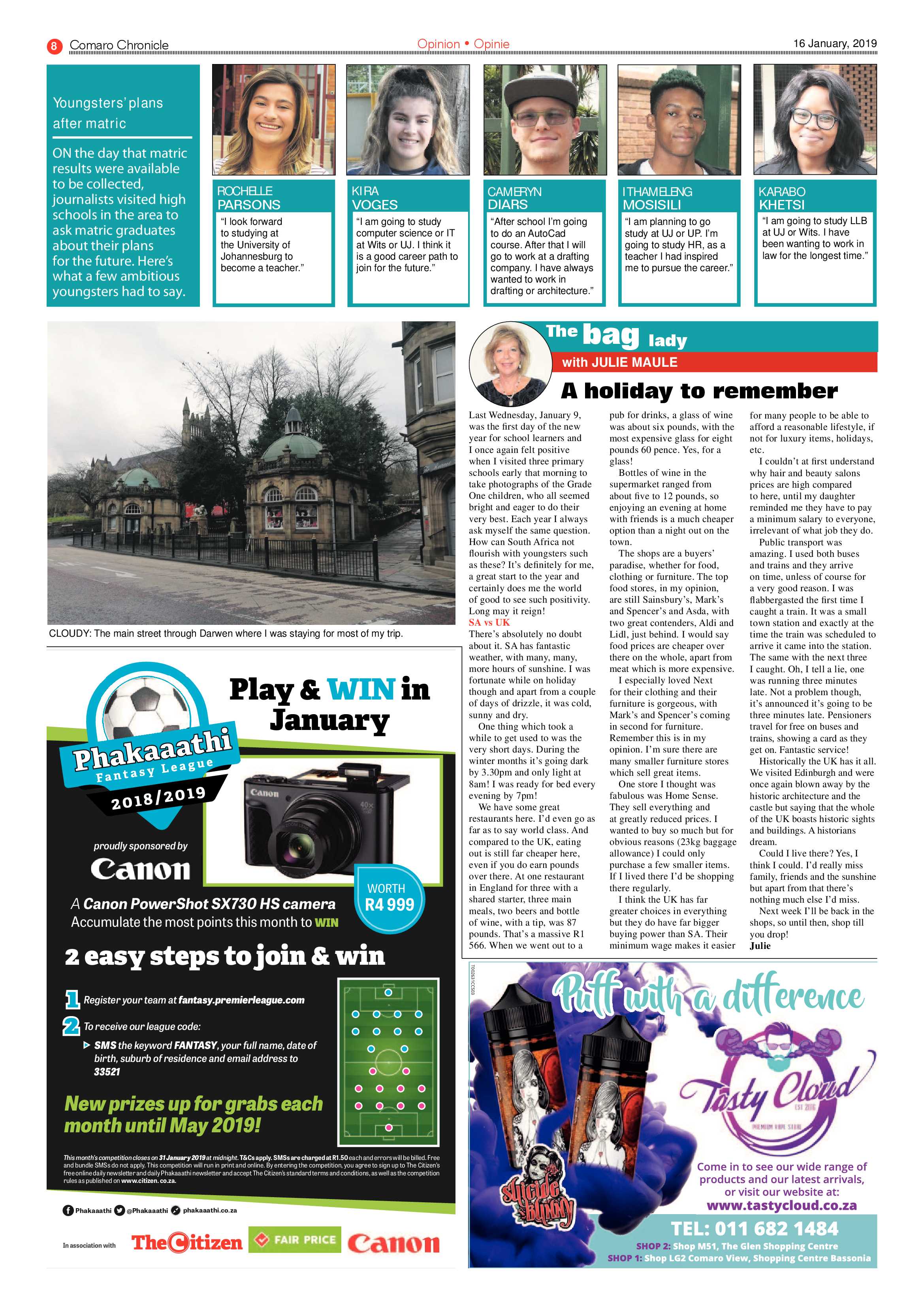 Comaro Chronicle 16 January 2019 page 8
