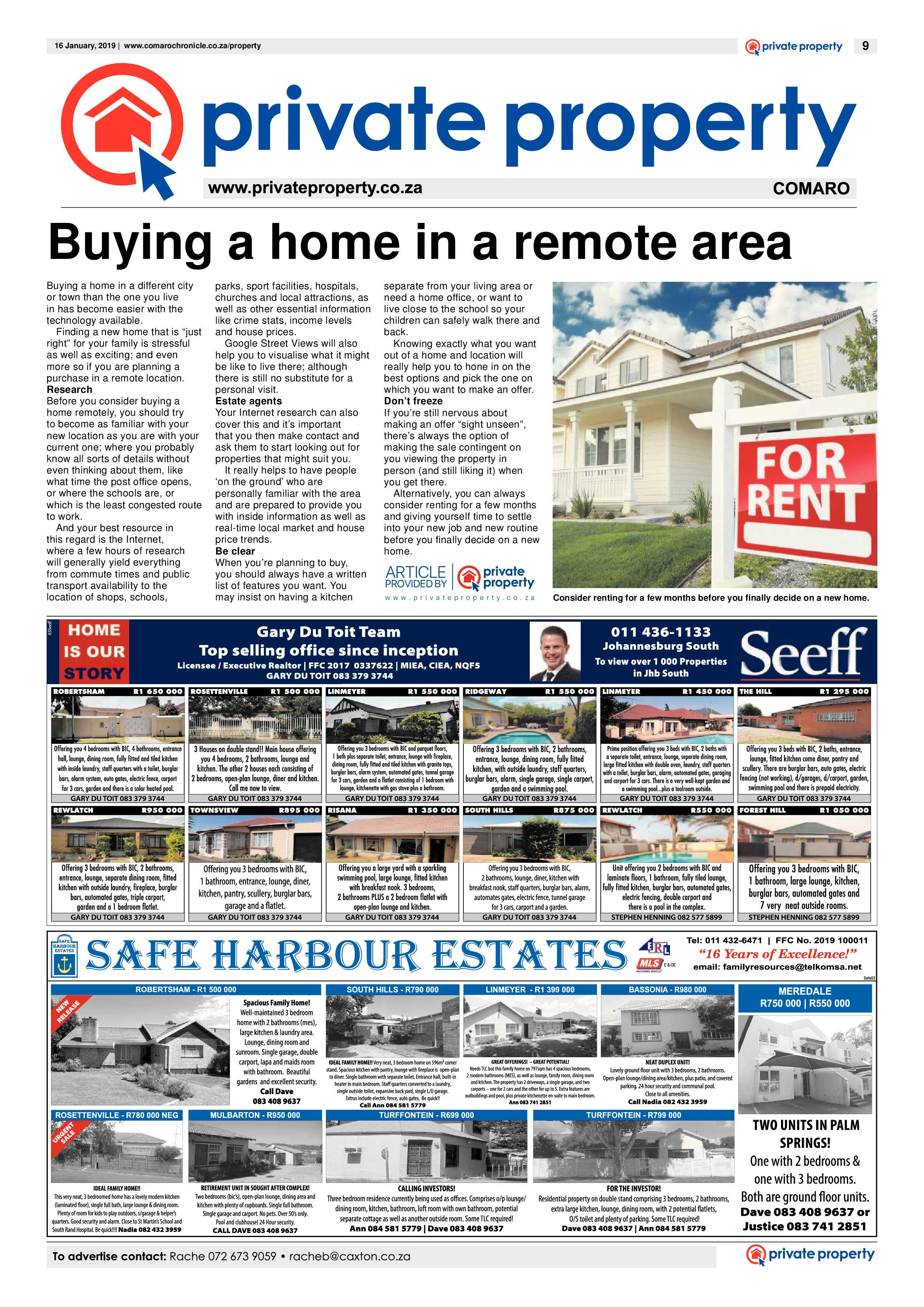 Comaro Chronicle 16 January 2019 page 9