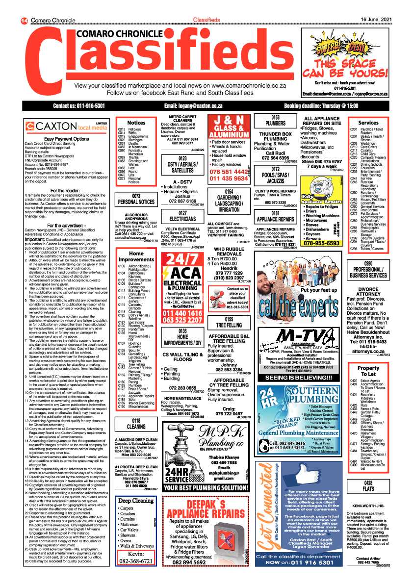 Comaro Chronicle 16 June 2021 page 14
