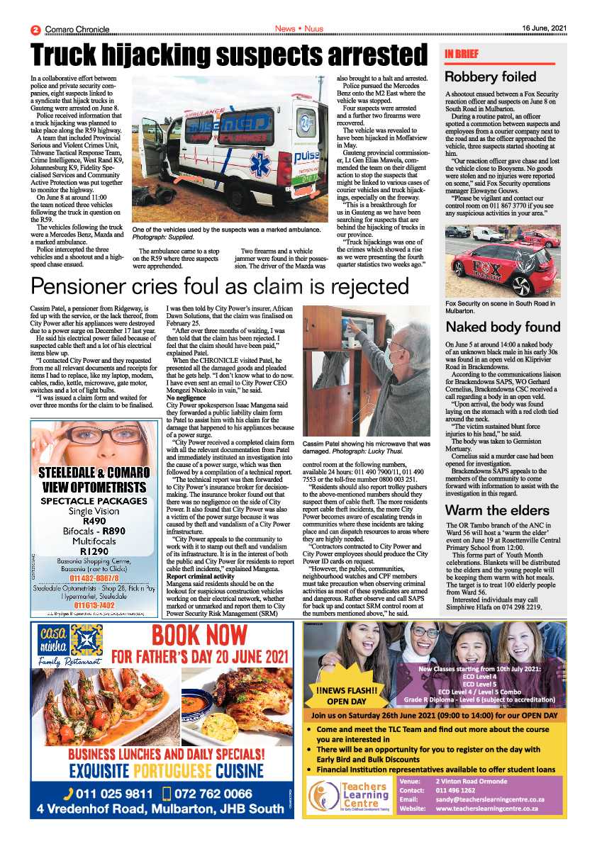 Comaro Chronicle 16 June 2021 page 2