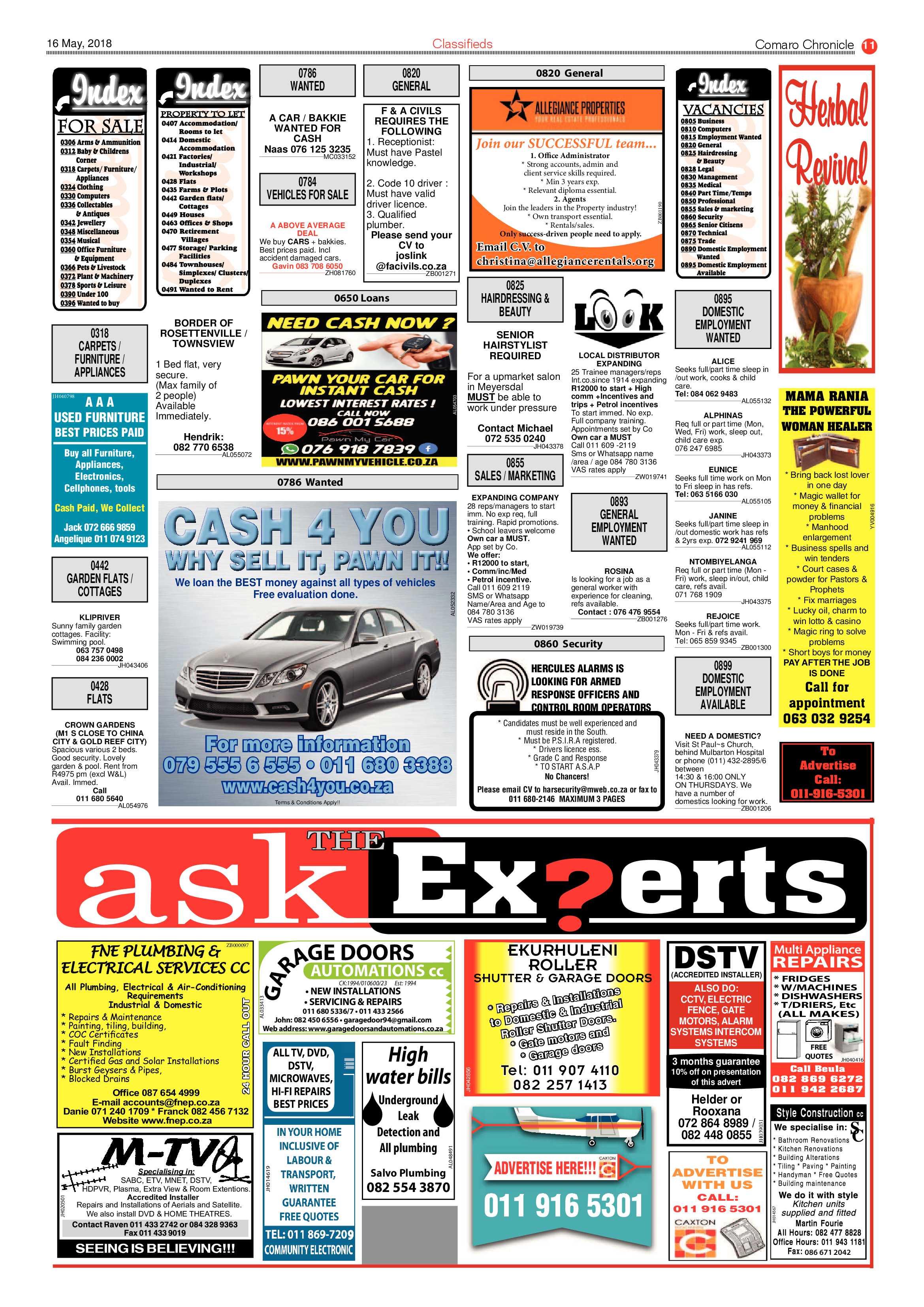 Comaro Chronicle 16 May 2018 page 11