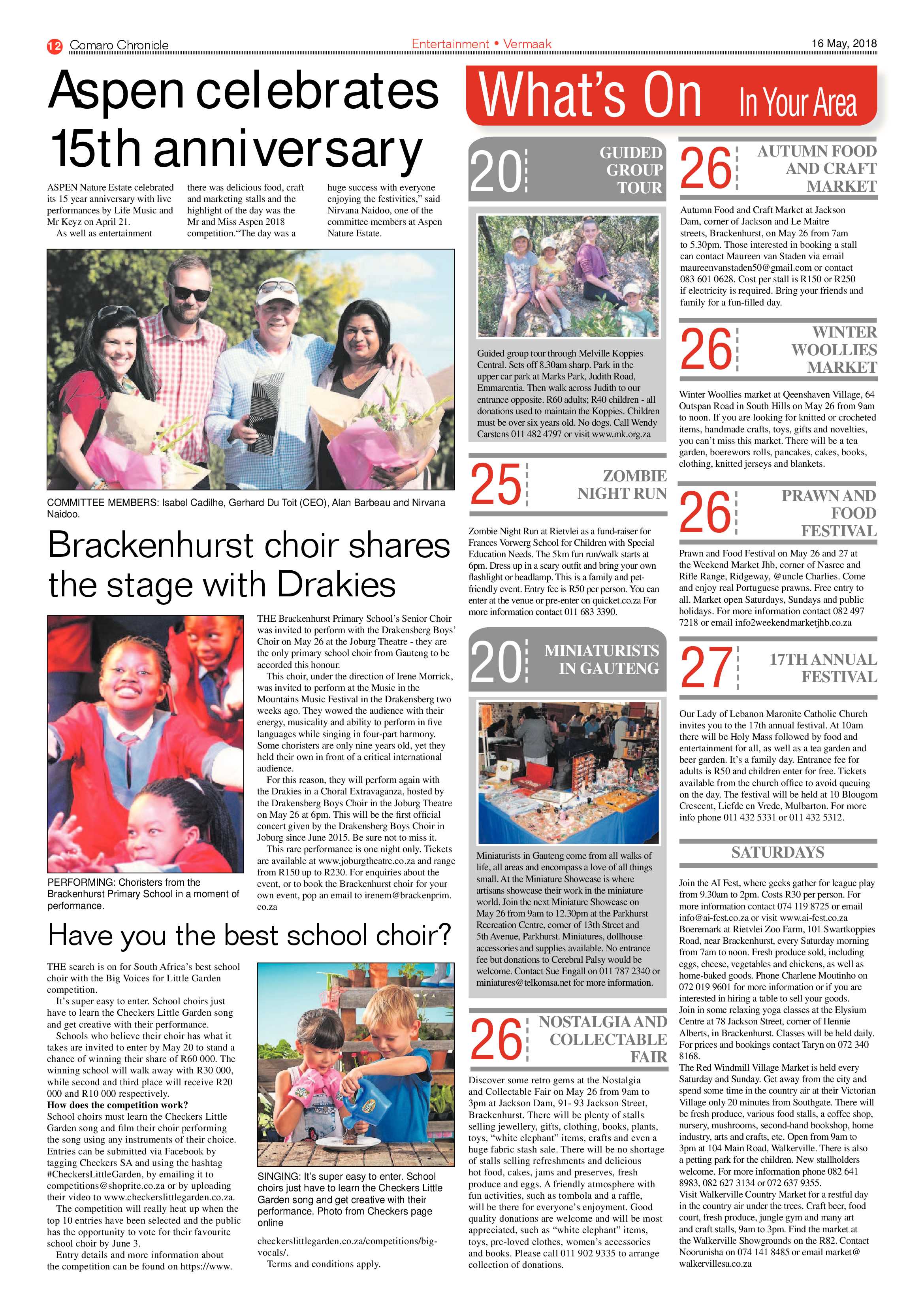 Comaro Chronicle 16 May 2018 page 12