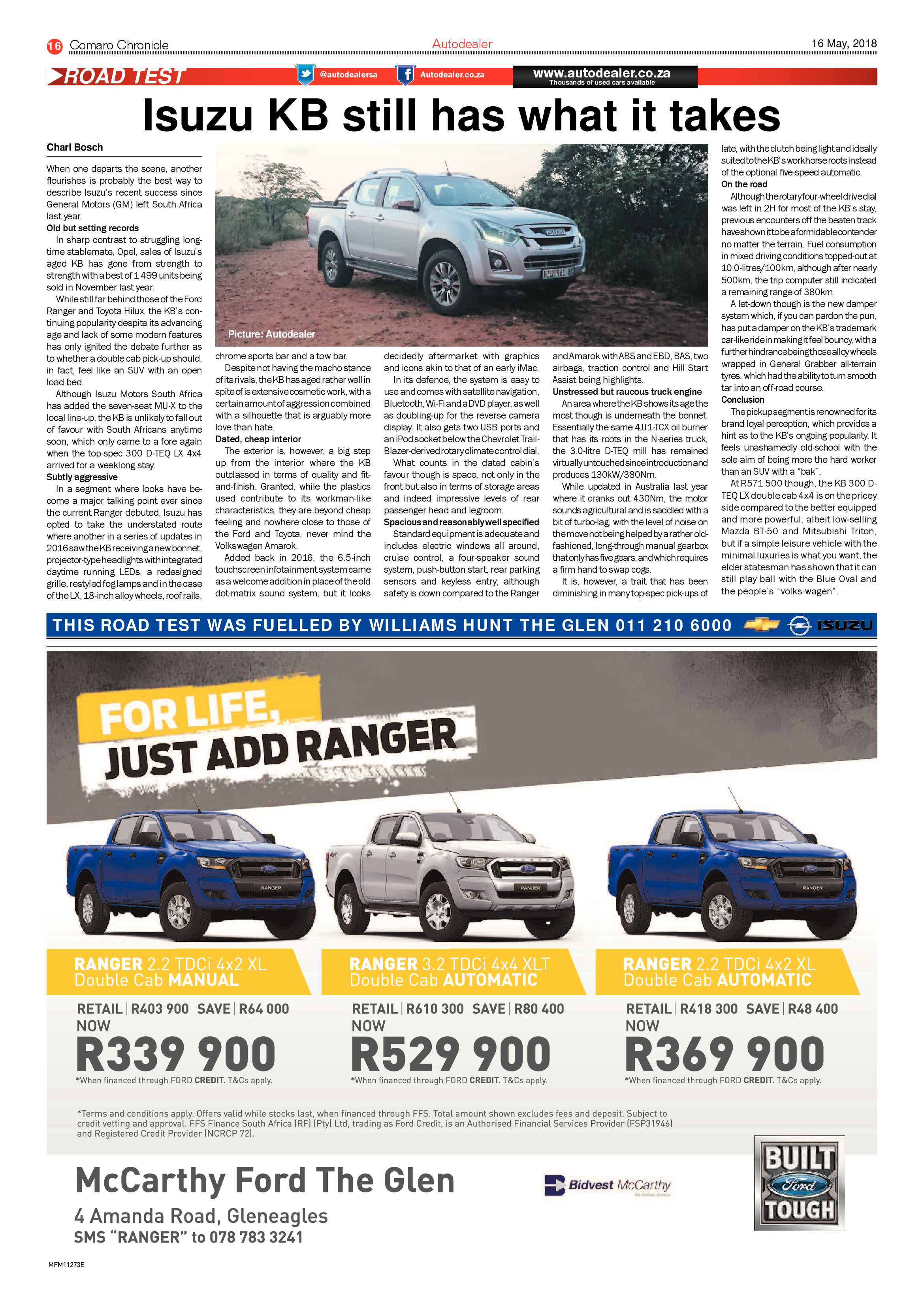 Comaro Chronicle 16 May 2018 page 16