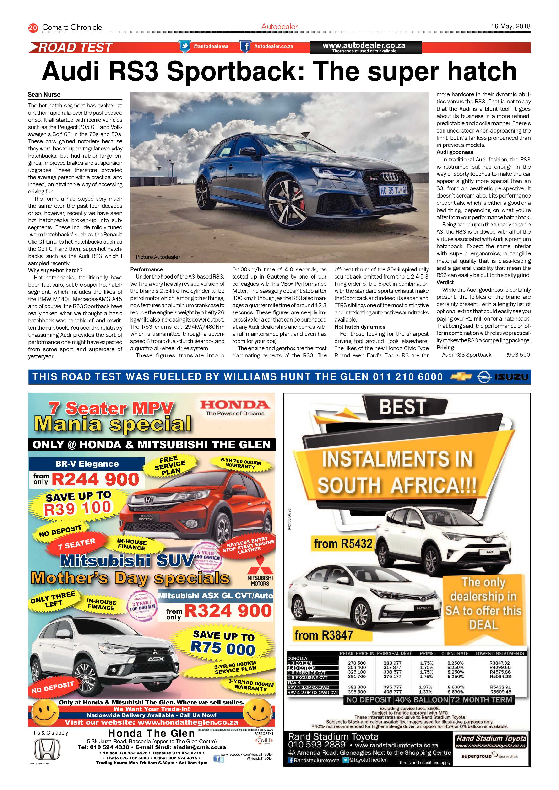 Comaro Chronicle 16 May 2018 page 20
