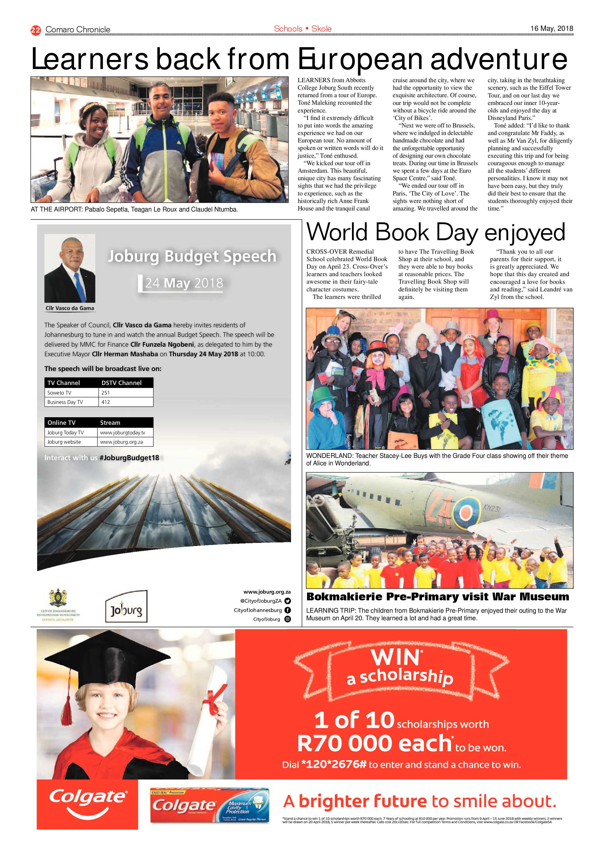 Comaro Chronicle 16 May 2018 page 22
