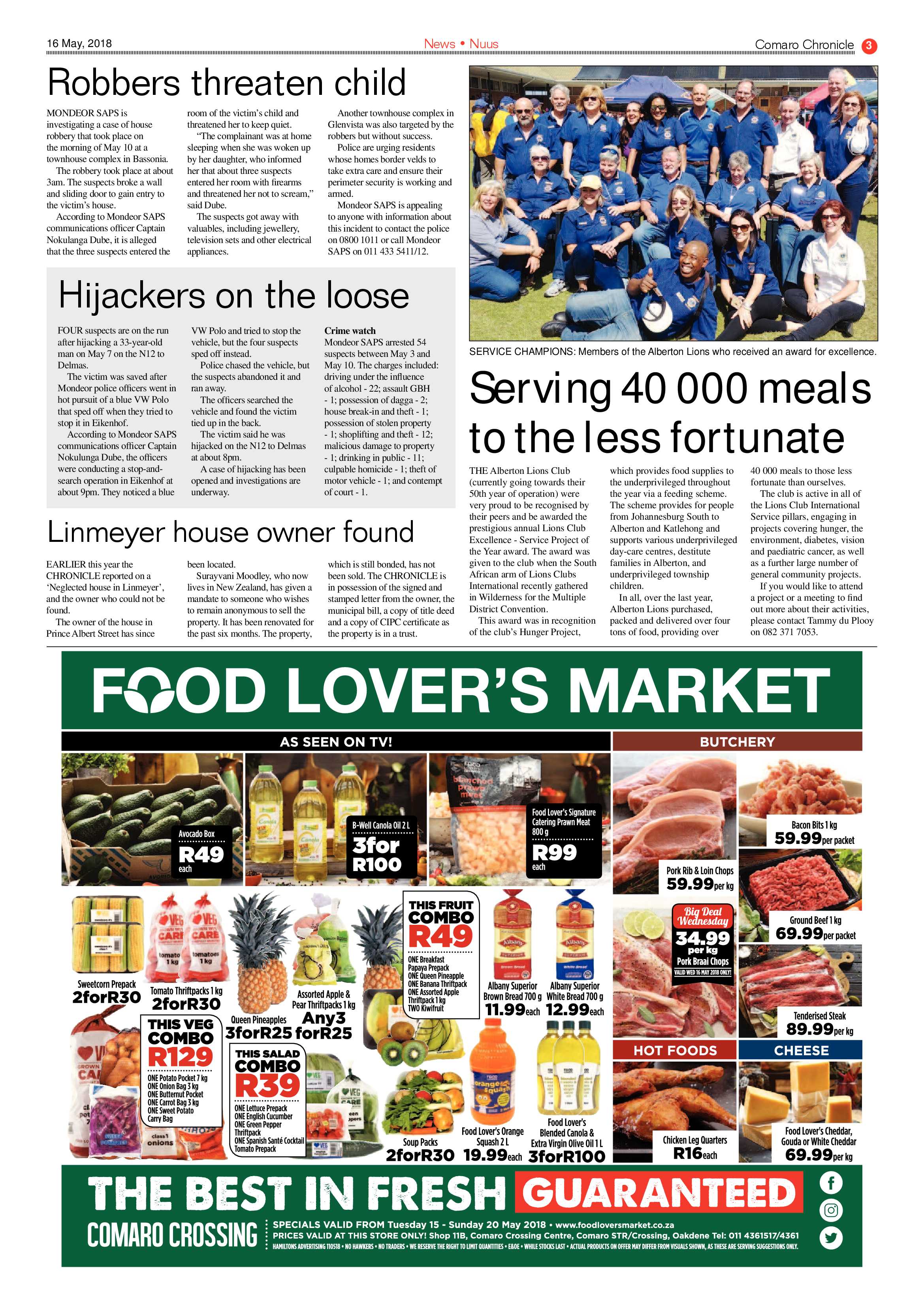 Comaro Chronicle 16 May 2018 page 3