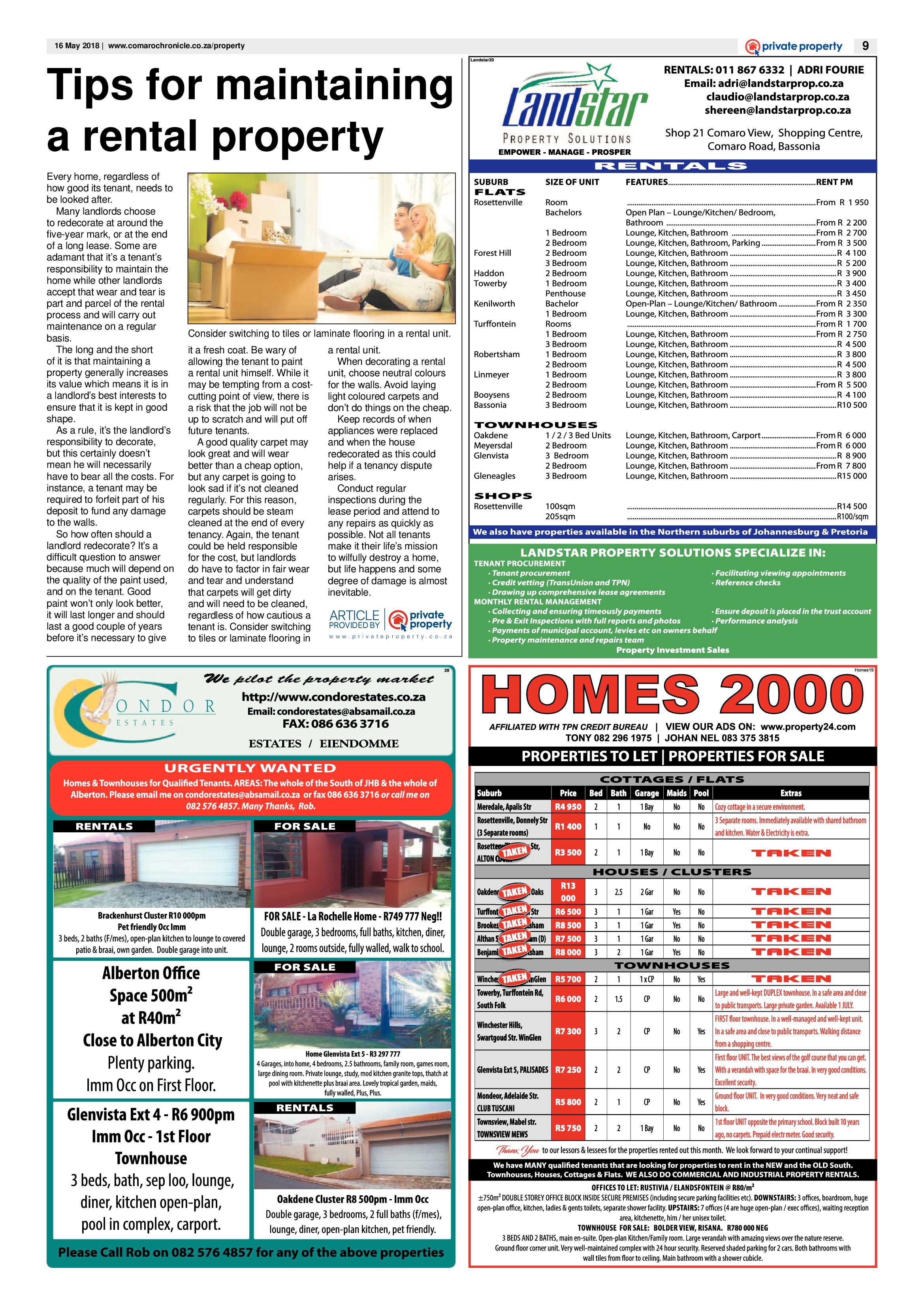 Comaro Chronicle 16 May 2018 page 9