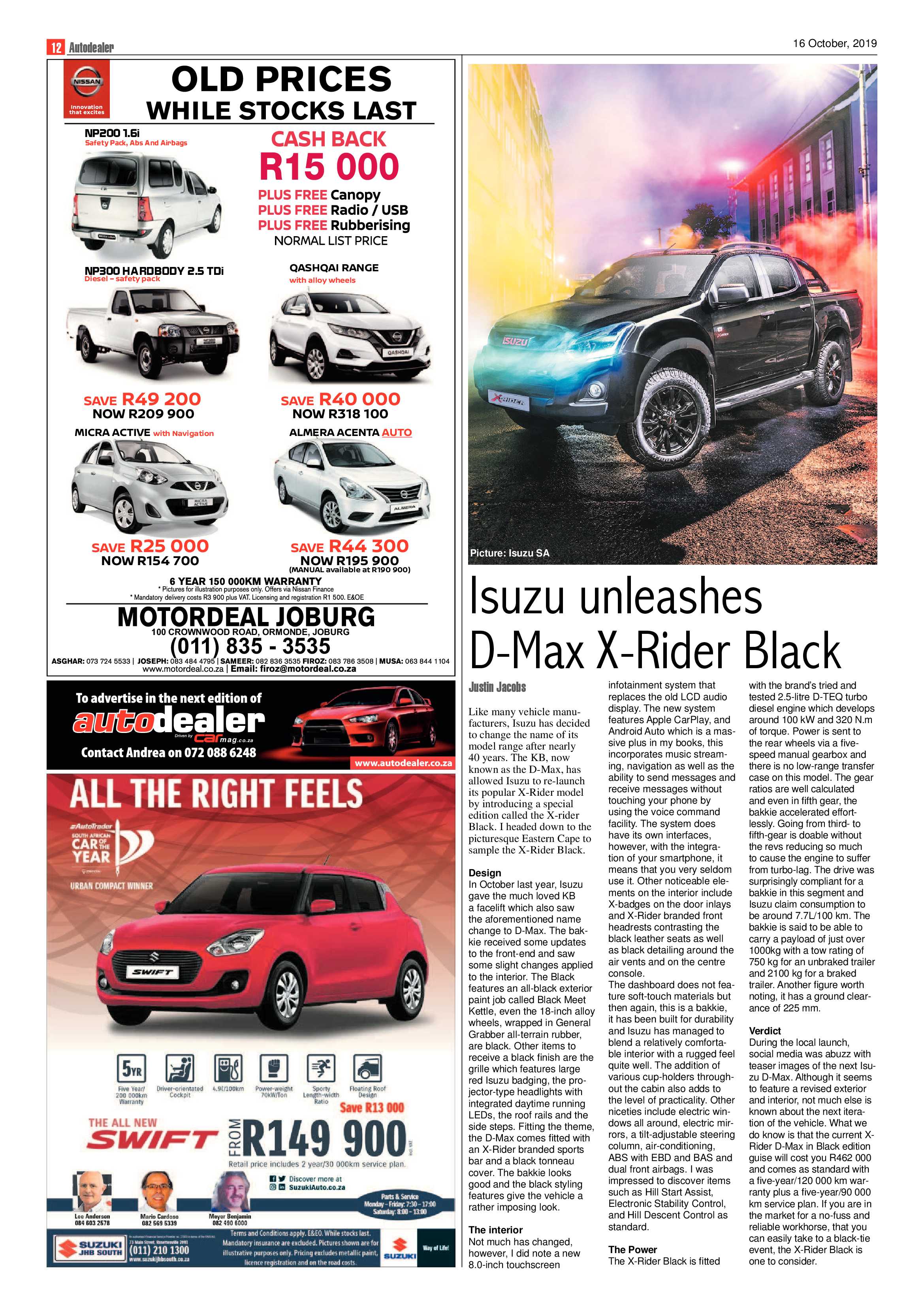 Comaro Chronicle 16 October 2019 page 12