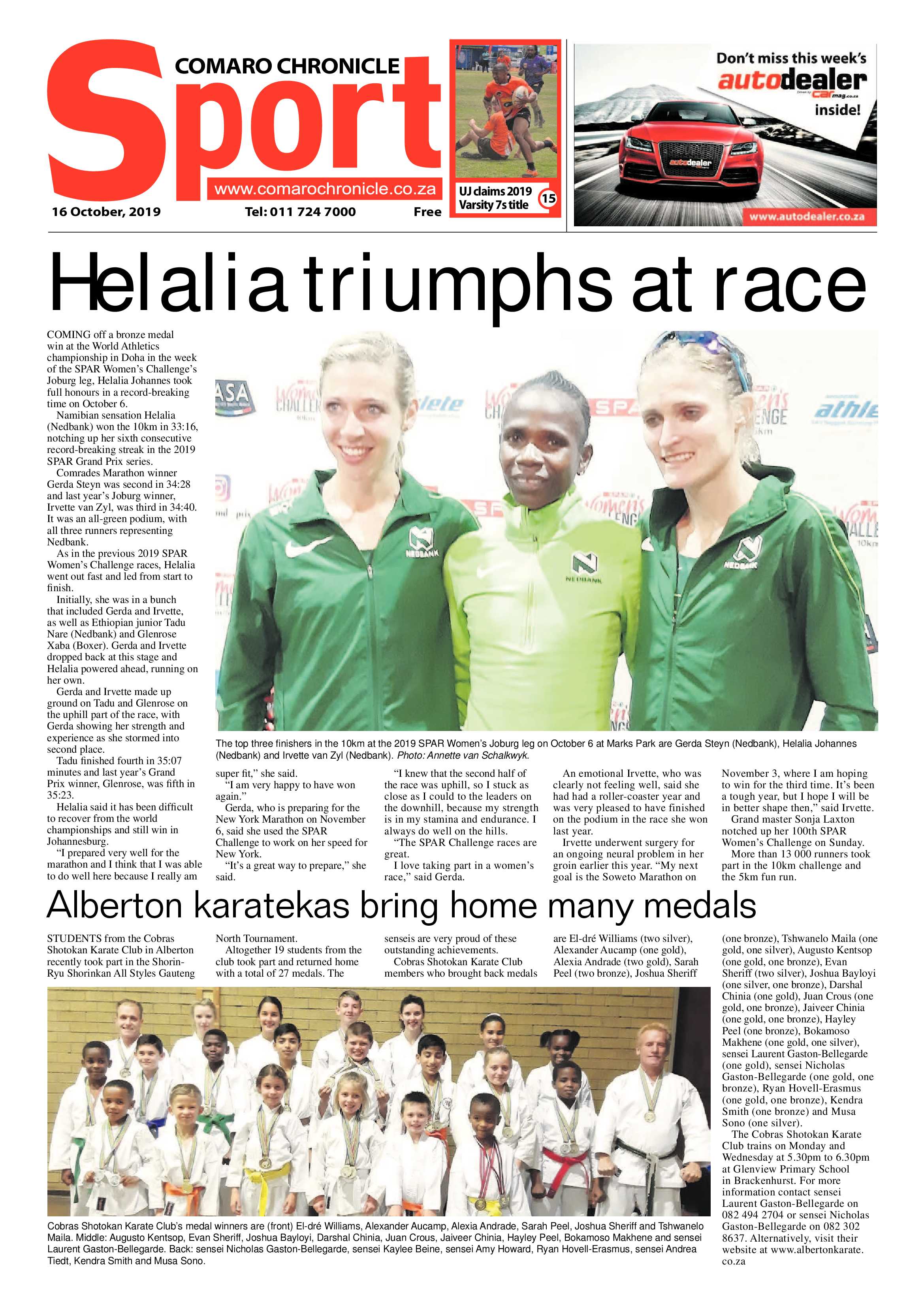Comaro Chronicle 16 October 2019 page 16