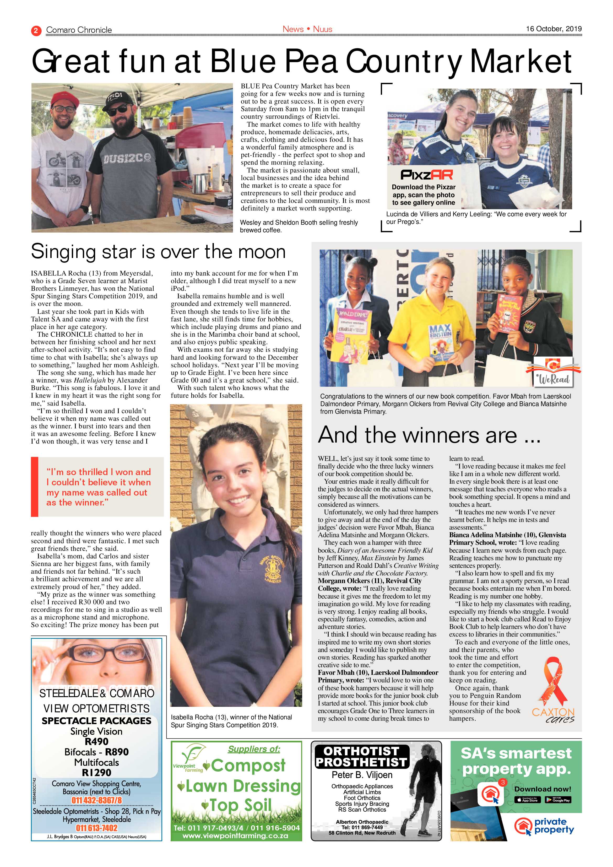 Comaro Chronicle 16 October 2019 page 2