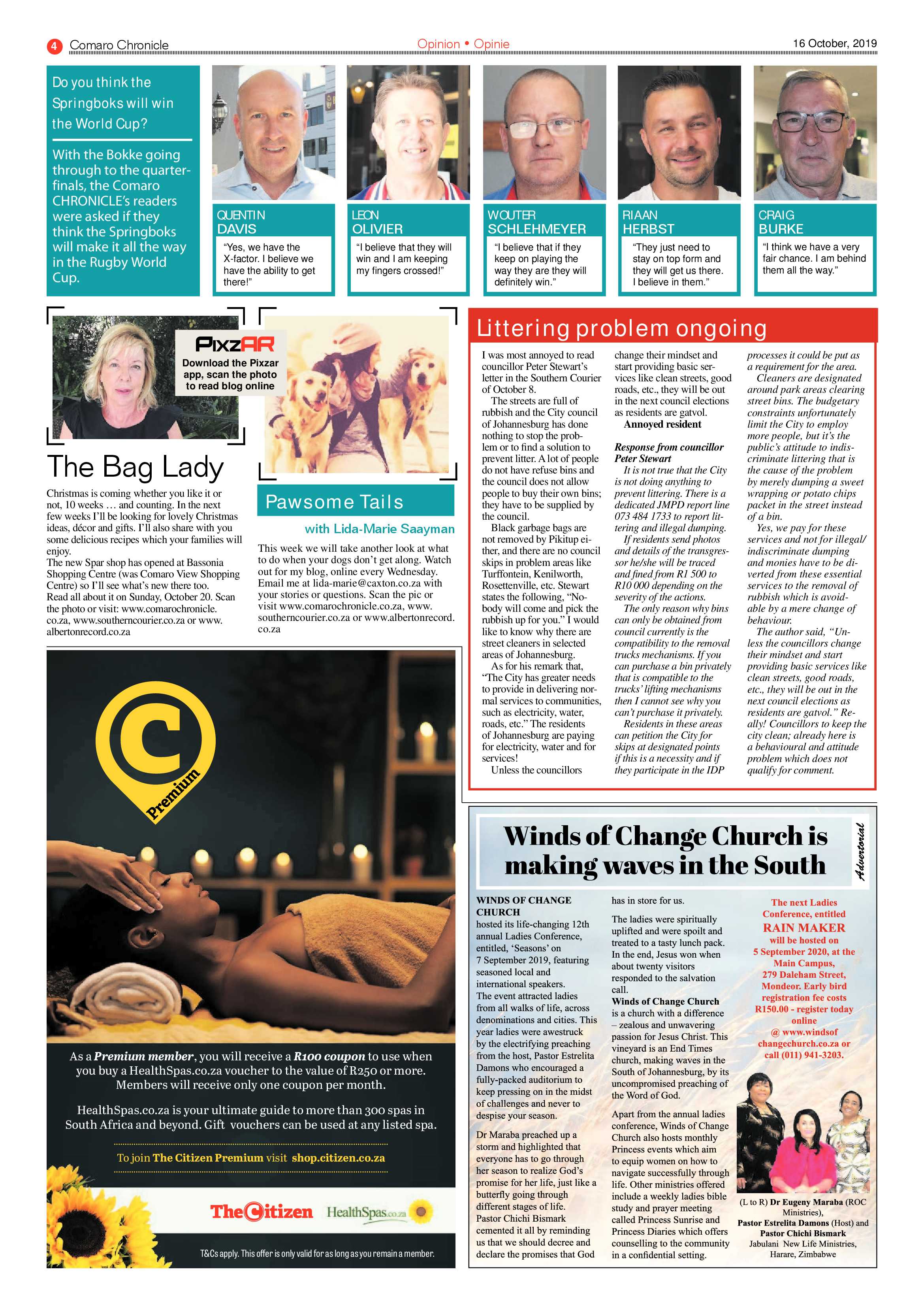 Comaro Chronicle 16 October 2019 page 4