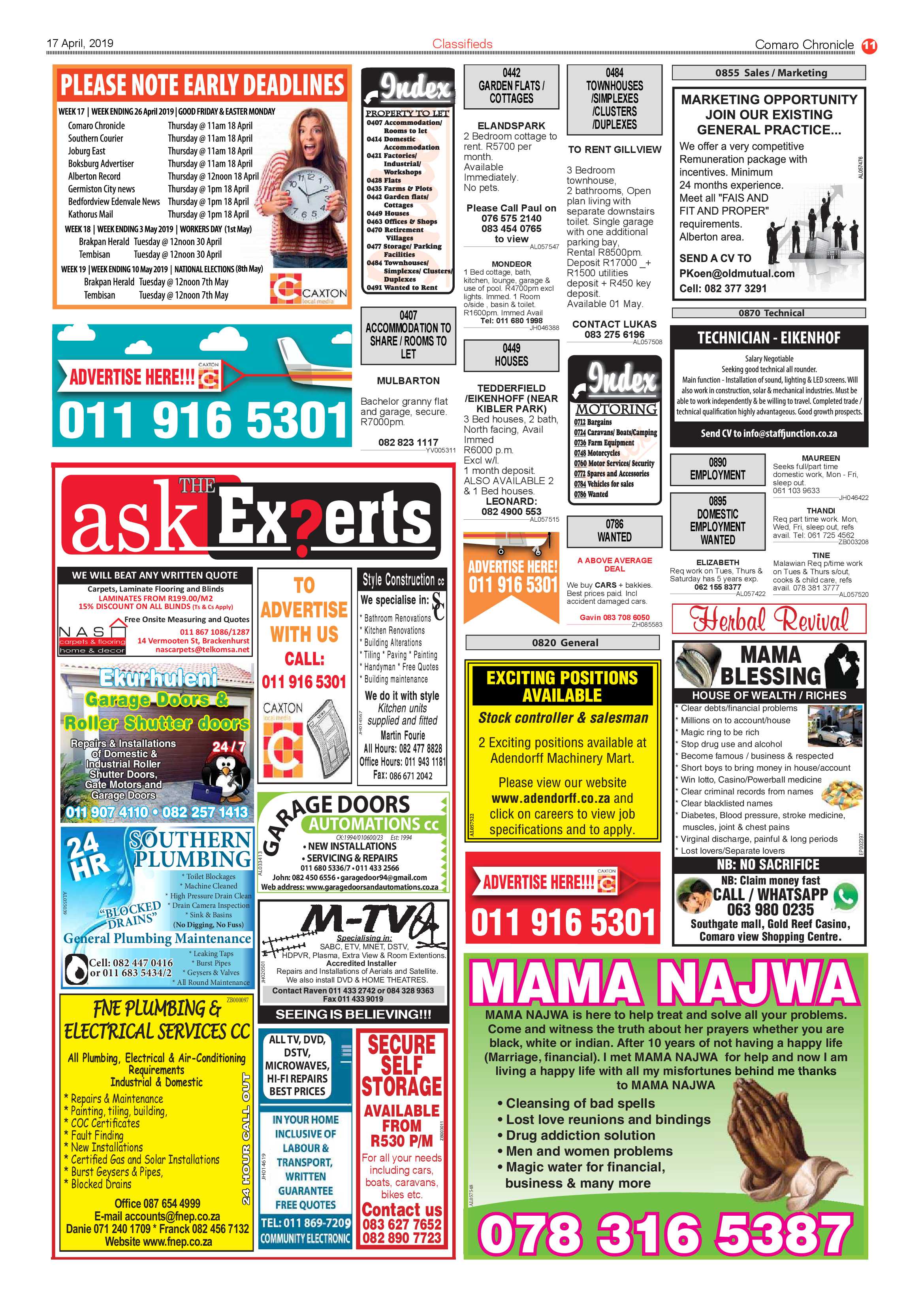 Comaro Chronicle 17 April 2019 page 11