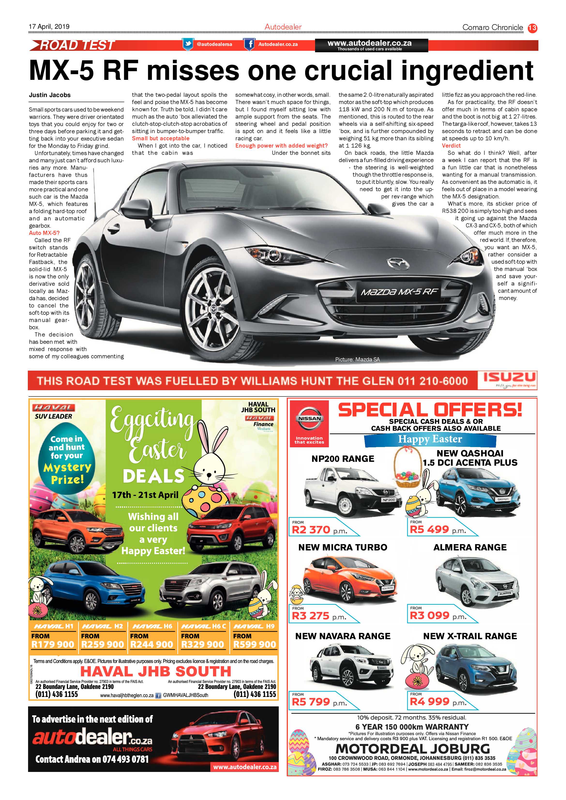 Comaro Chronicle 17 April 2019 page 13