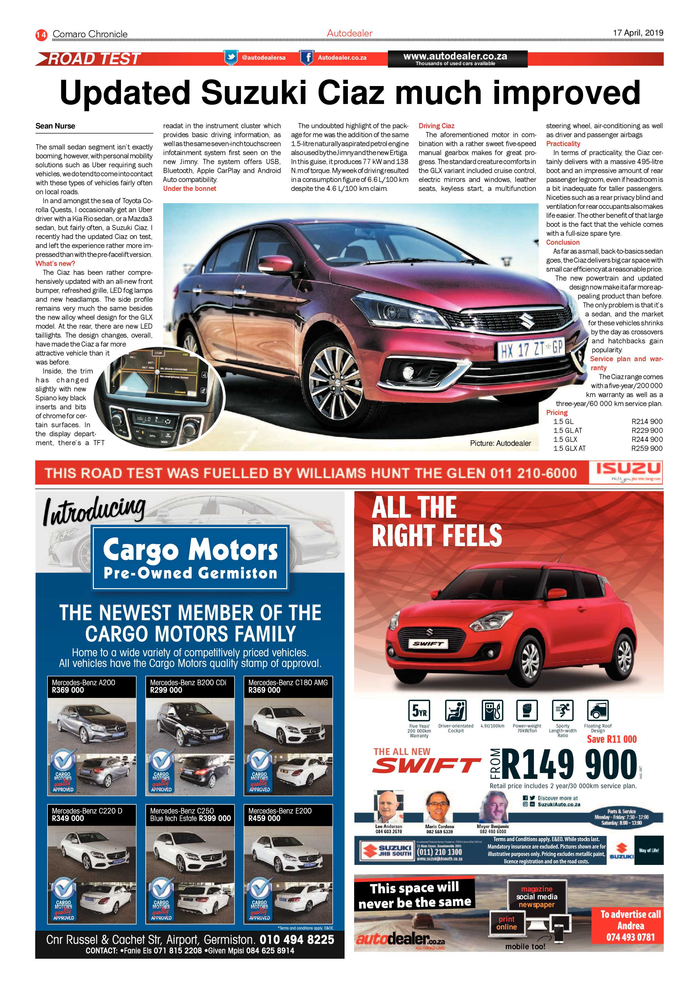 Comaro Chronicle 17 April 2019 page 14