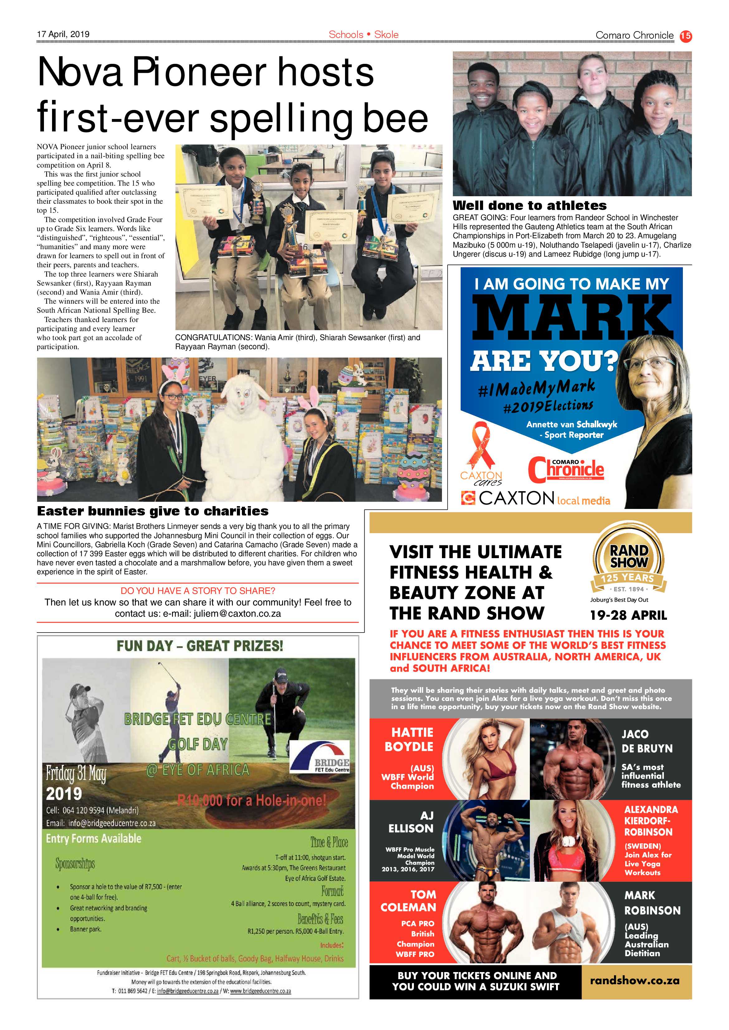 Comaro Chronicle 17 April 2019 page 15