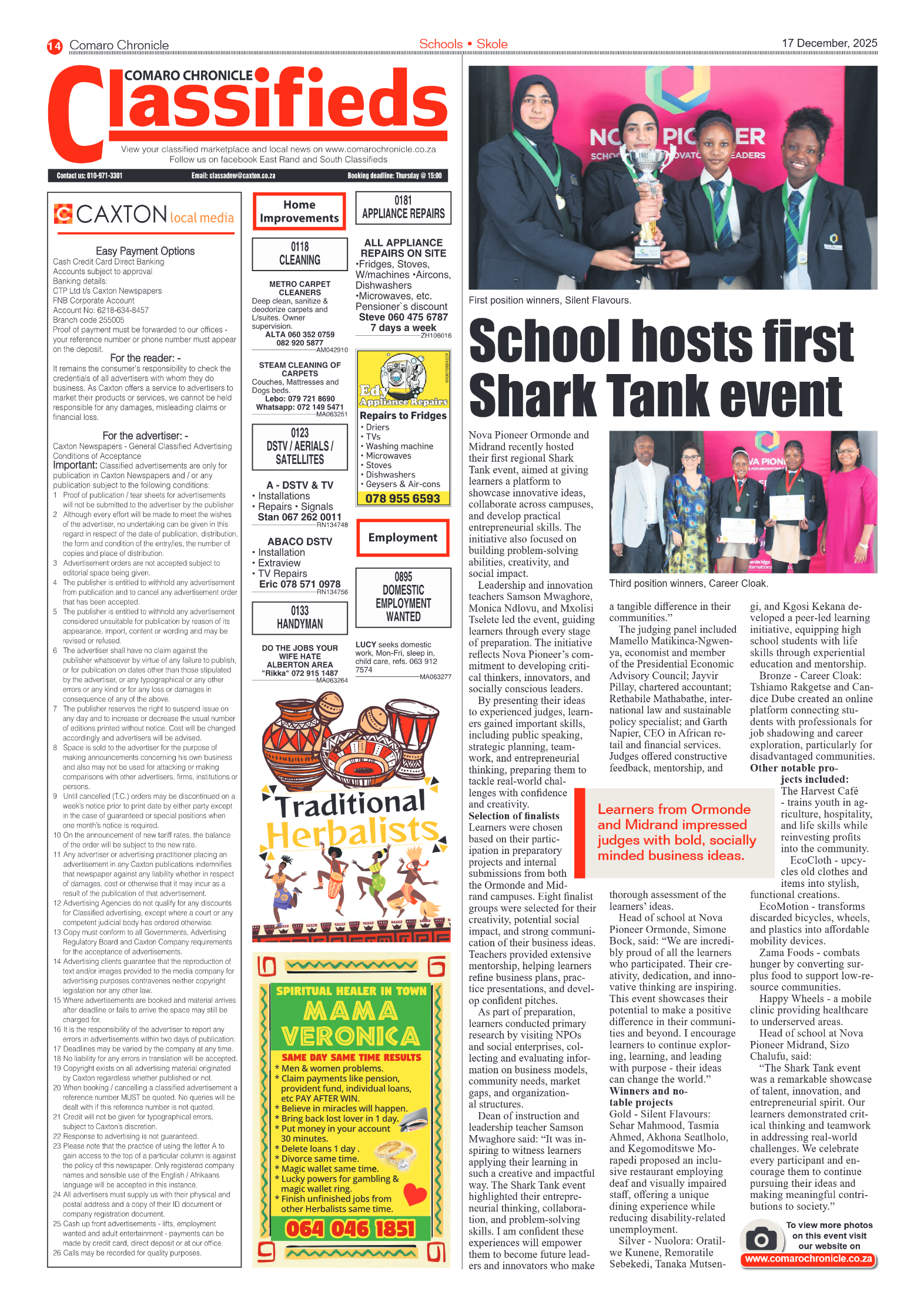 Comaro Chronicle 17 December 2025 page 10