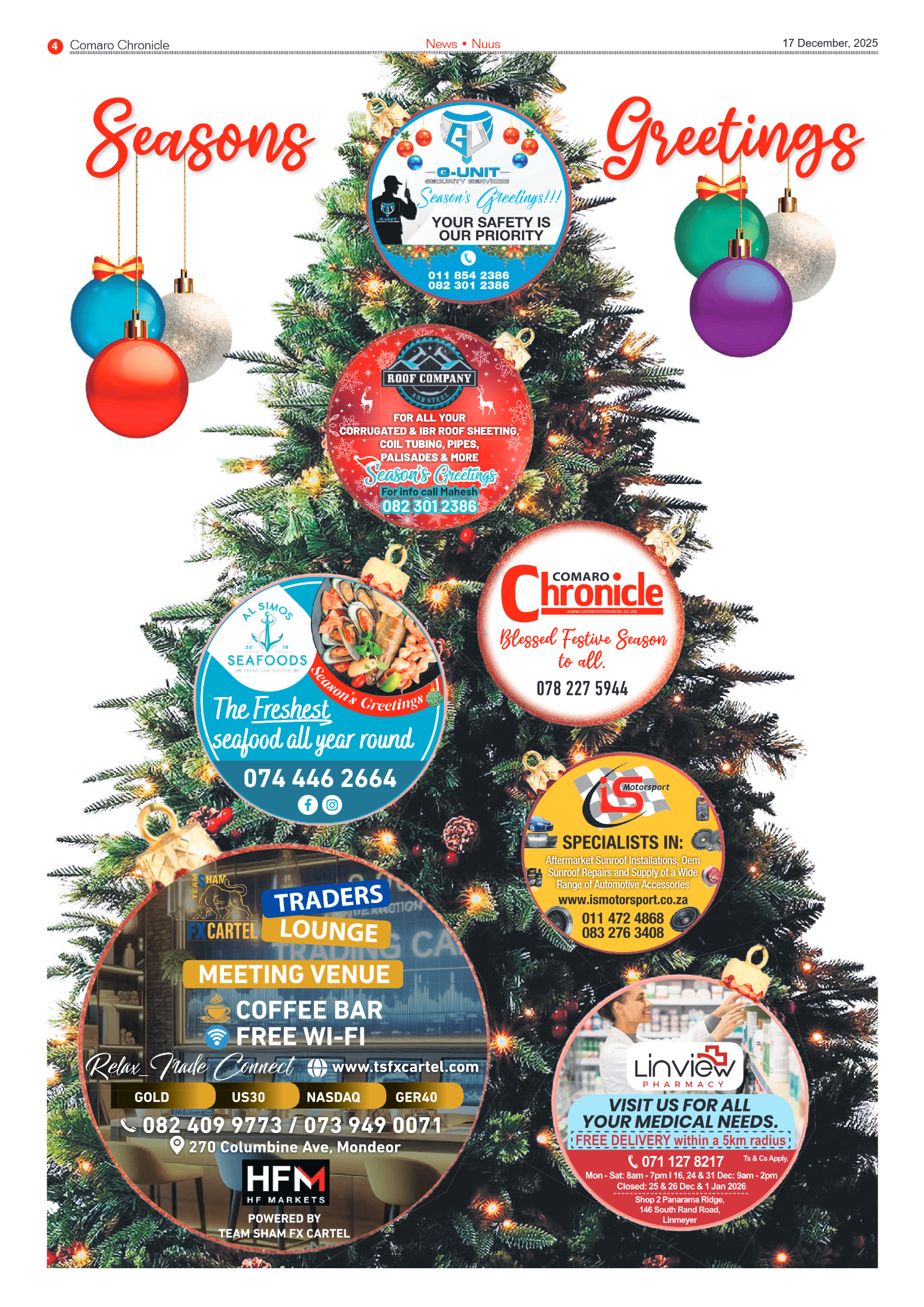 Comaro Chronicle 17 December 2025 page 4