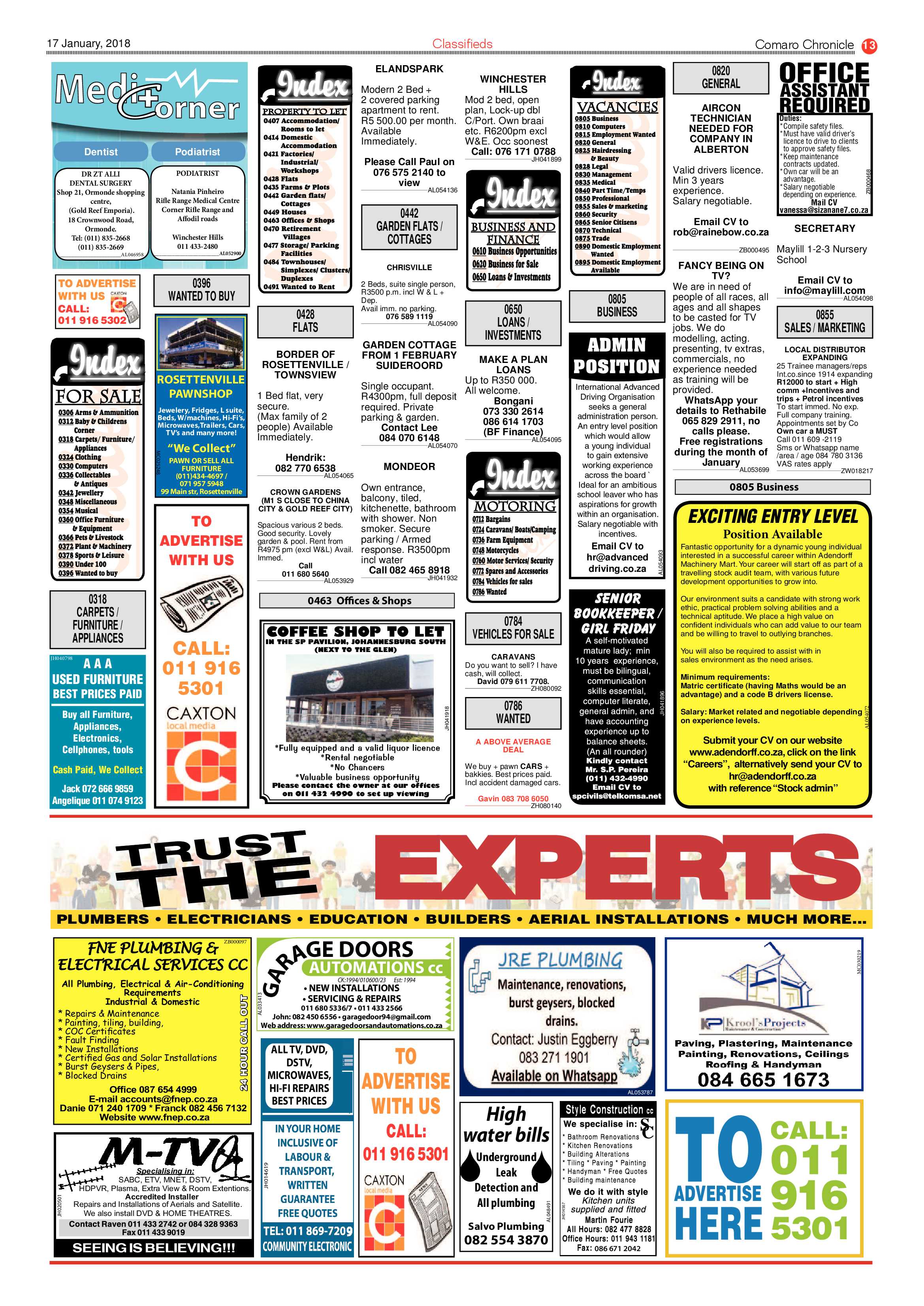 Comaro Chronicle 17 January 2018 page 13