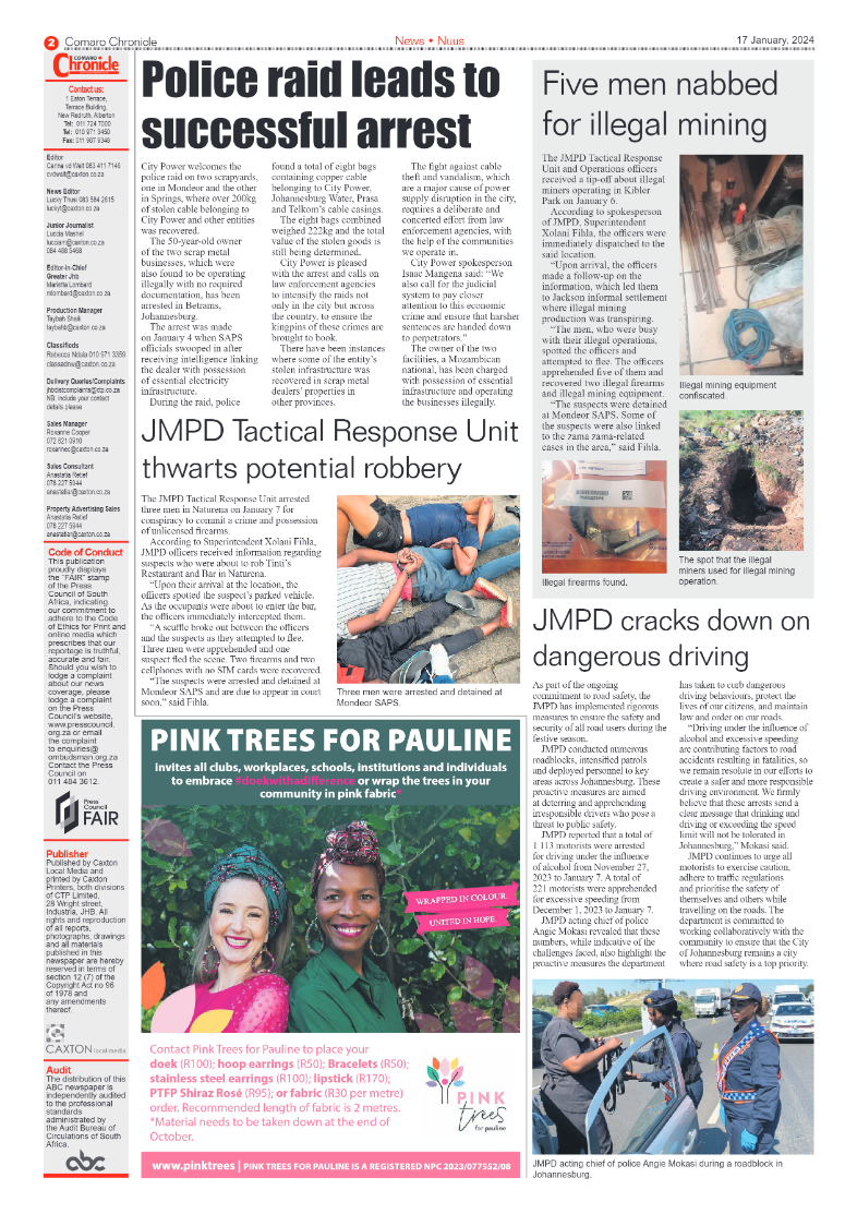 Comaro Chronicle 17 January 2024 page 2