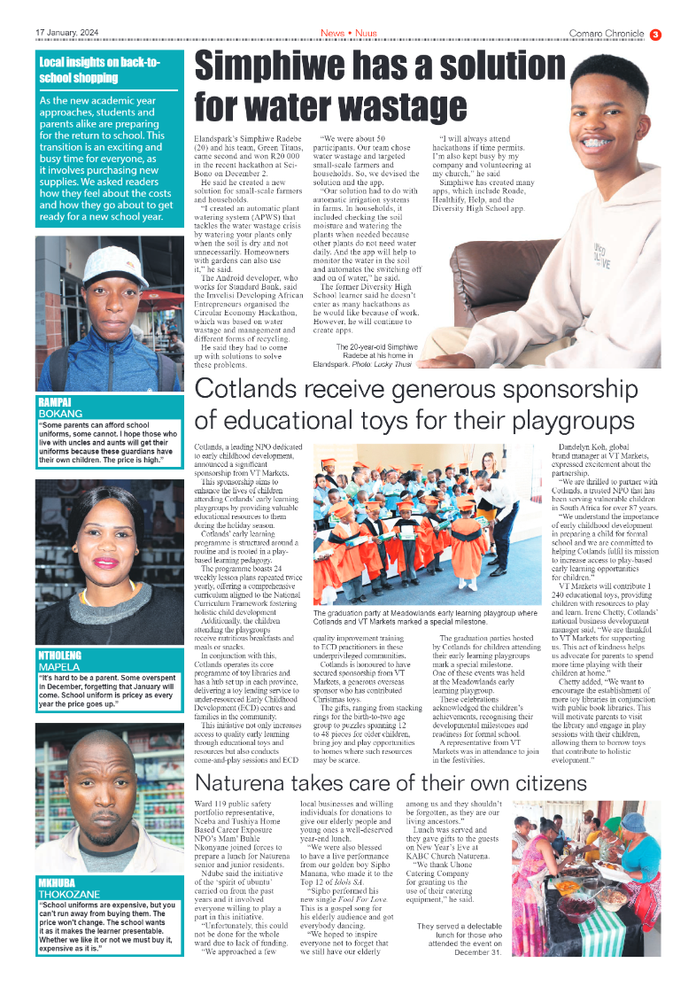 Comaro Chronicle 17 January 2024 page 3