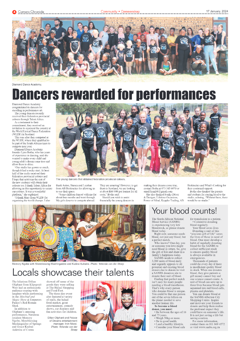 Comaro Chronicle 17 January 2024 page 4