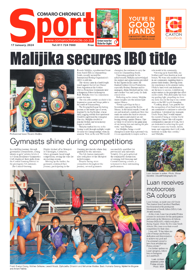 Comaro Chronicle 17 January 2024 page 8