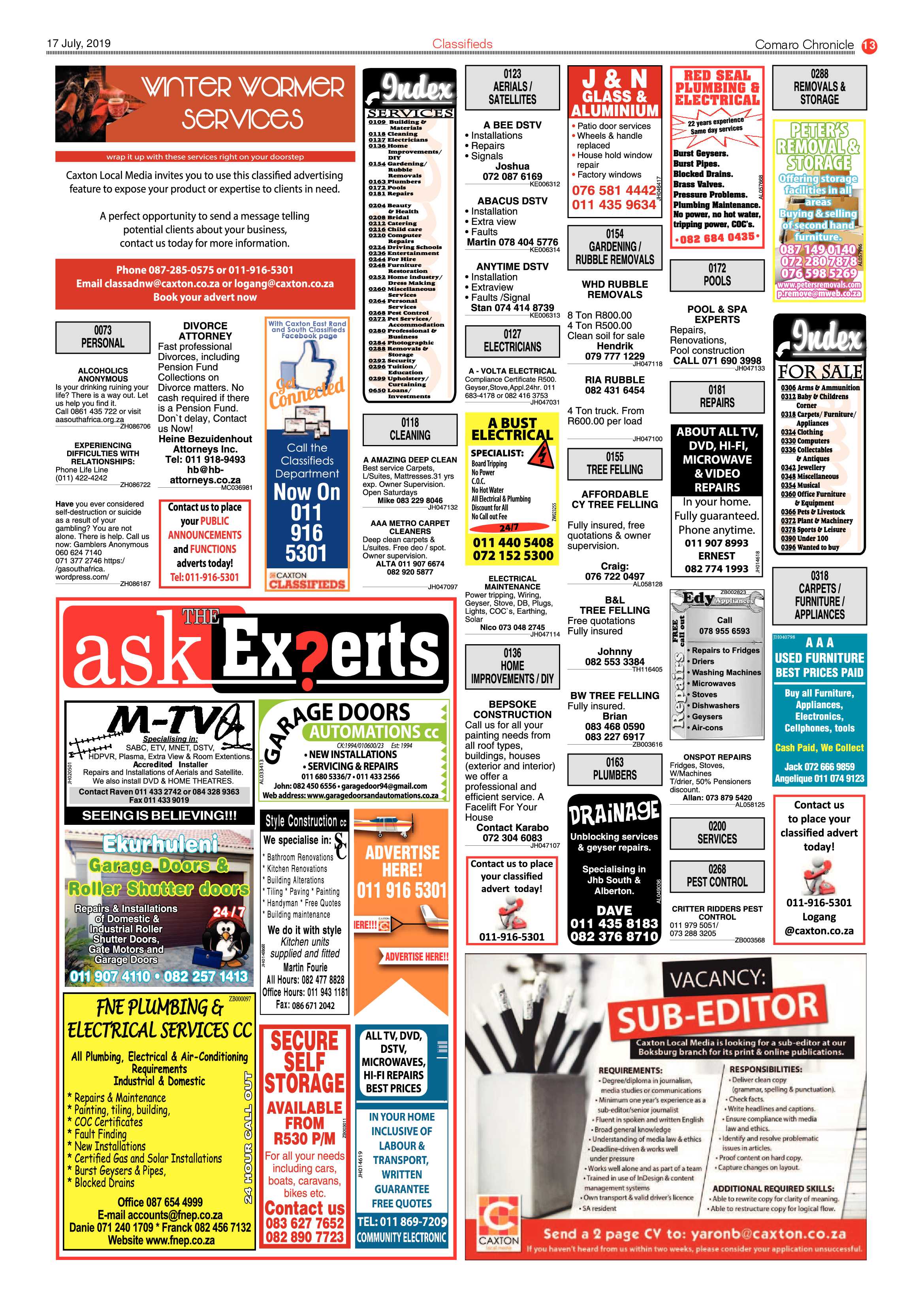 Comaro Chronicle 17 July 2019 page 13