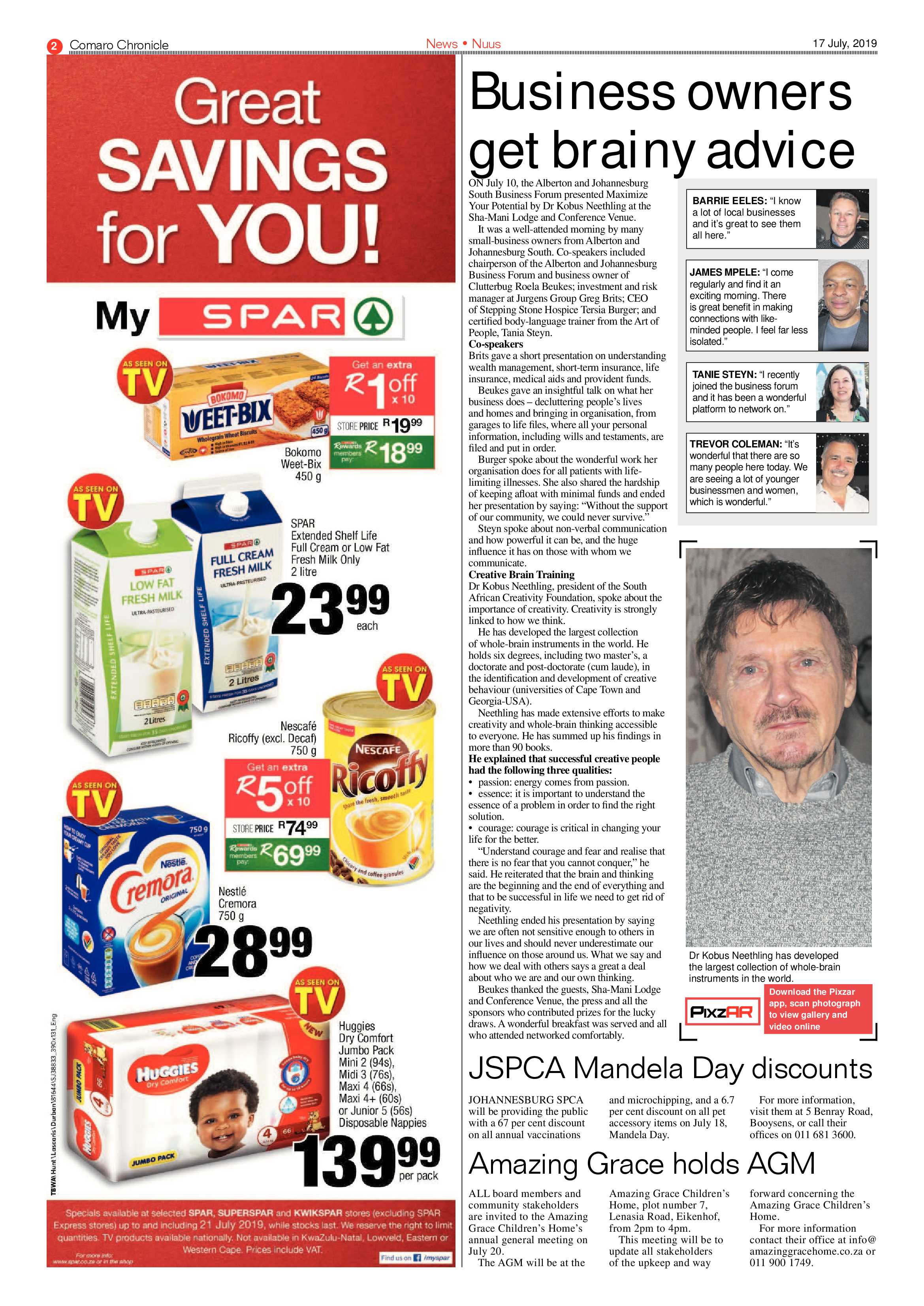 Comaro Chronicle 17 July 2019 page 2