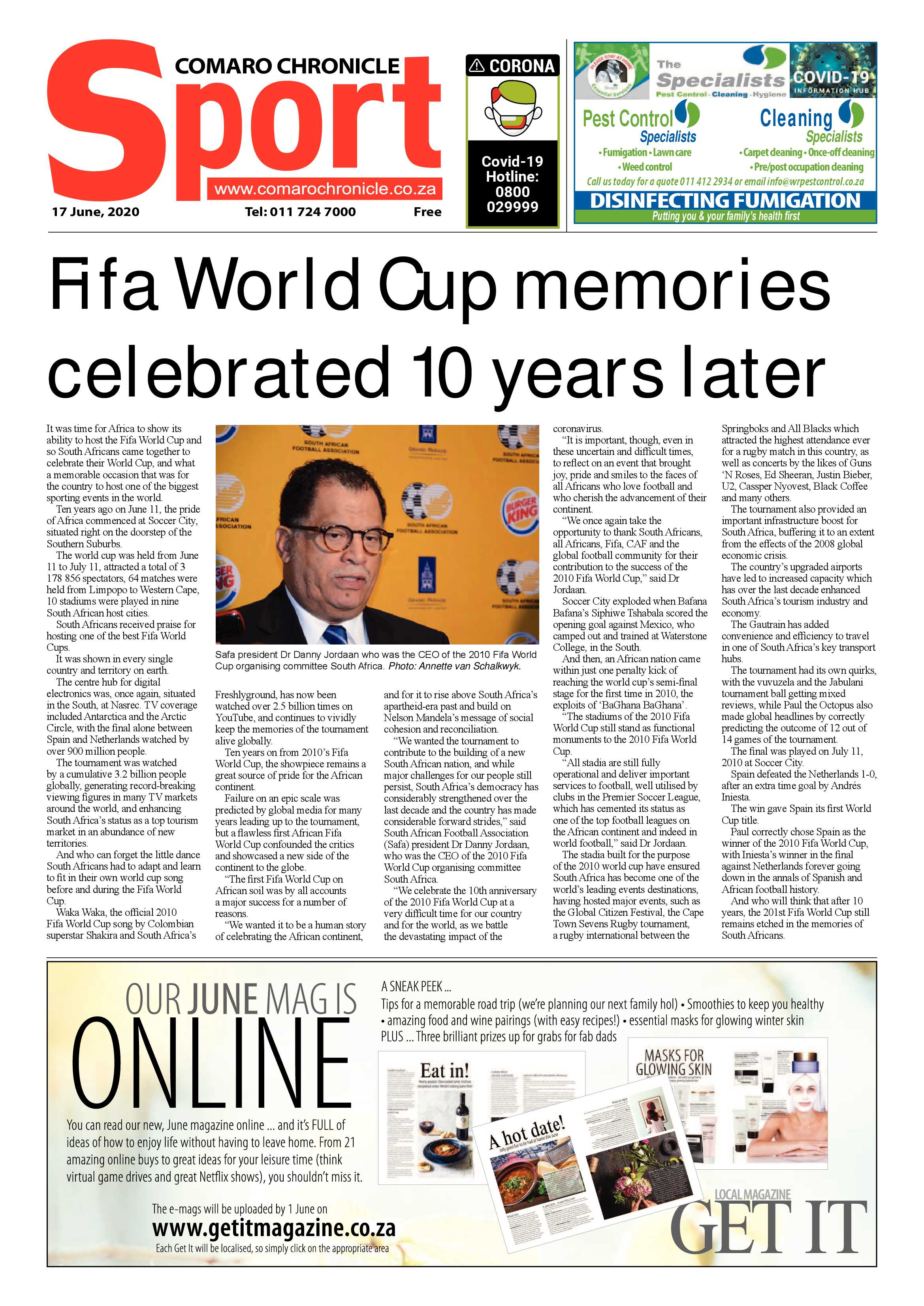 Comaro Chronicle 17 June 2020 page 8