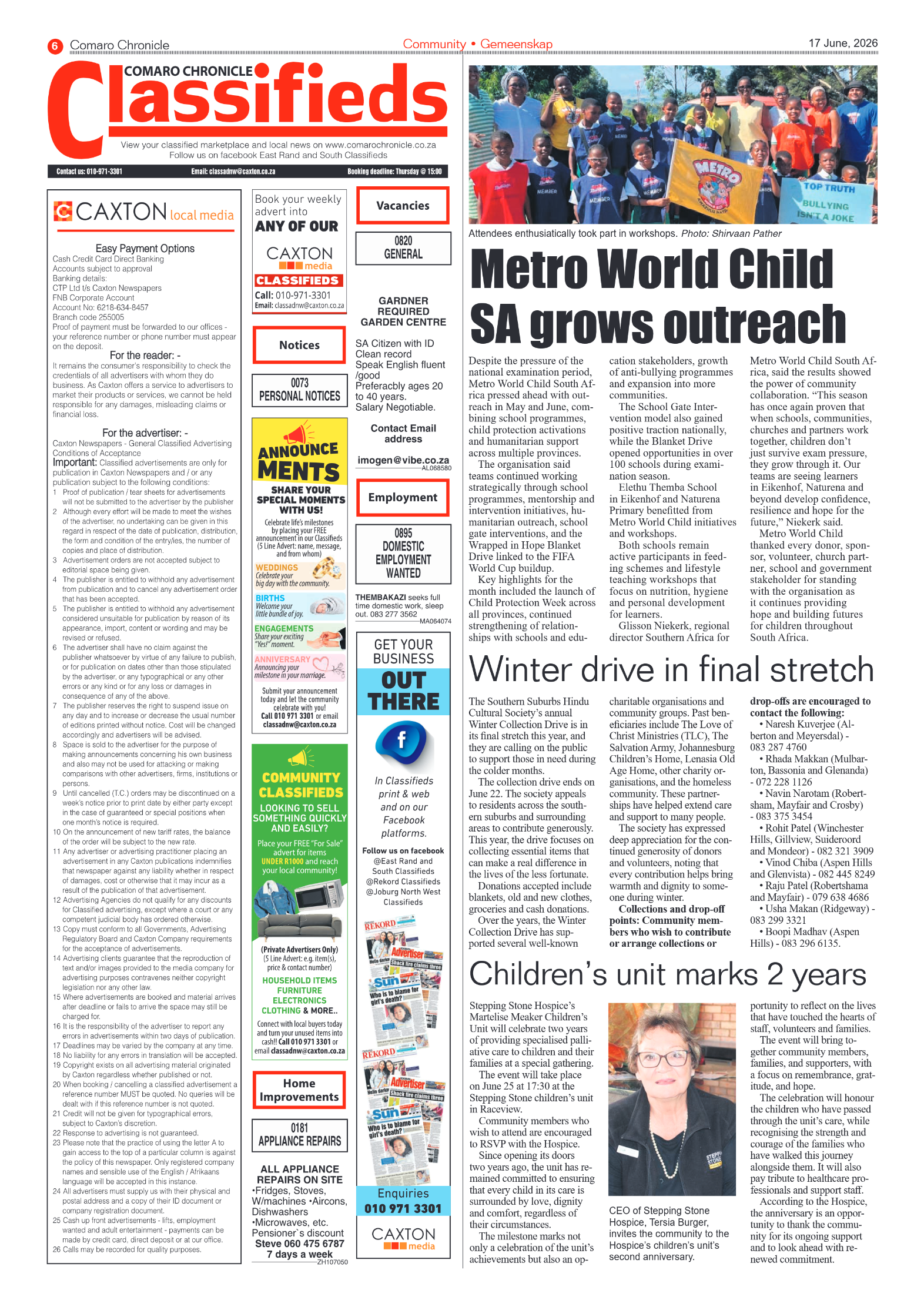 Comaro Chronicle 17 June 2026 page 6