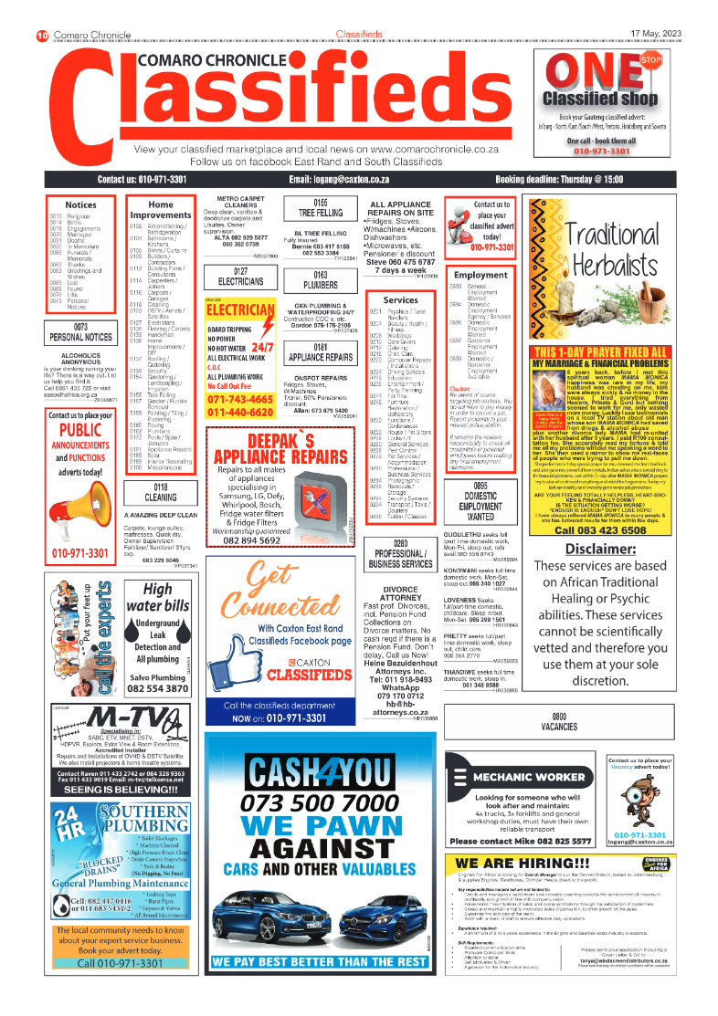 Comaro Chronicle 17 May 2023 page 10