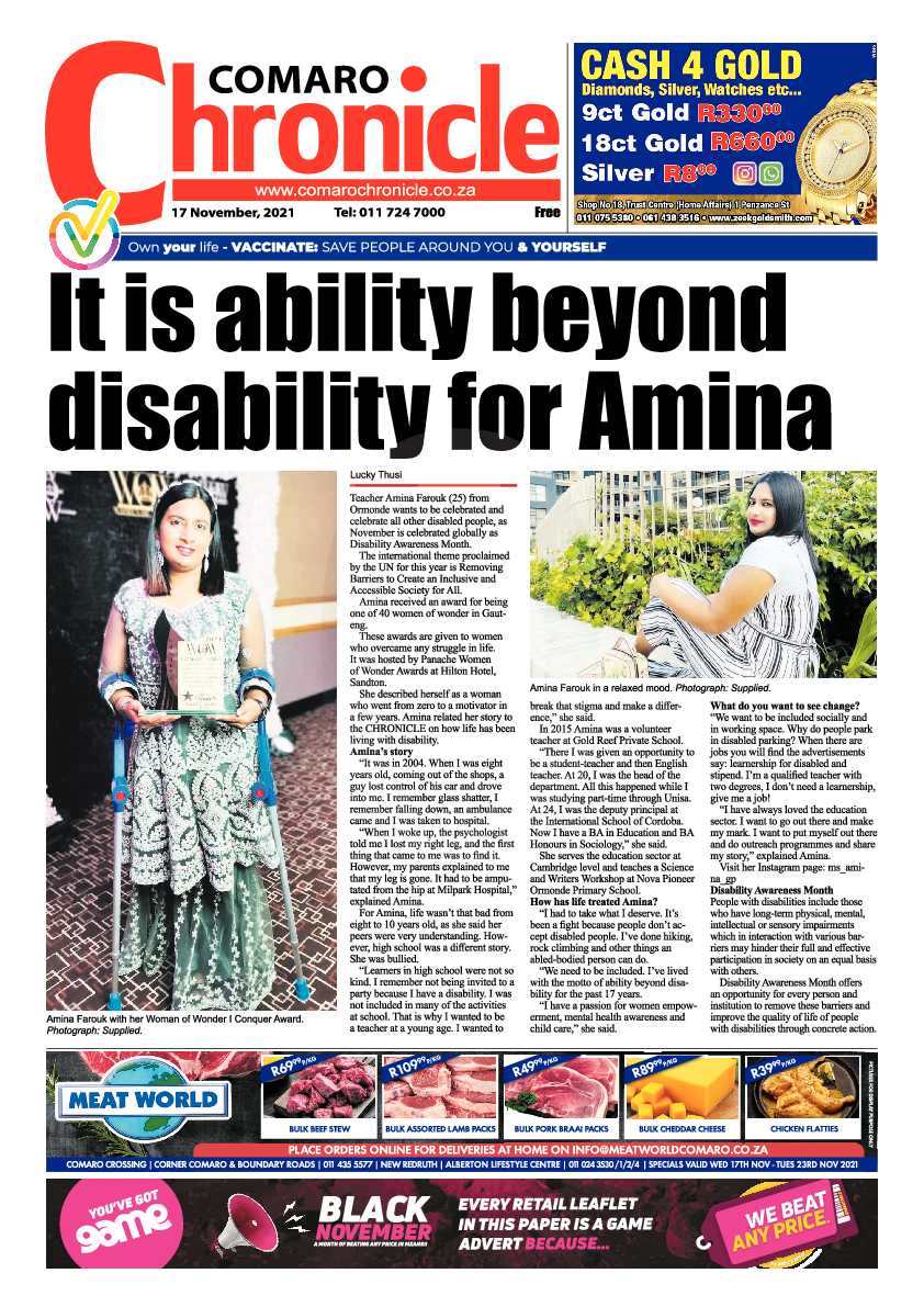 Comaro Chronicle 17 November 2021 page 3