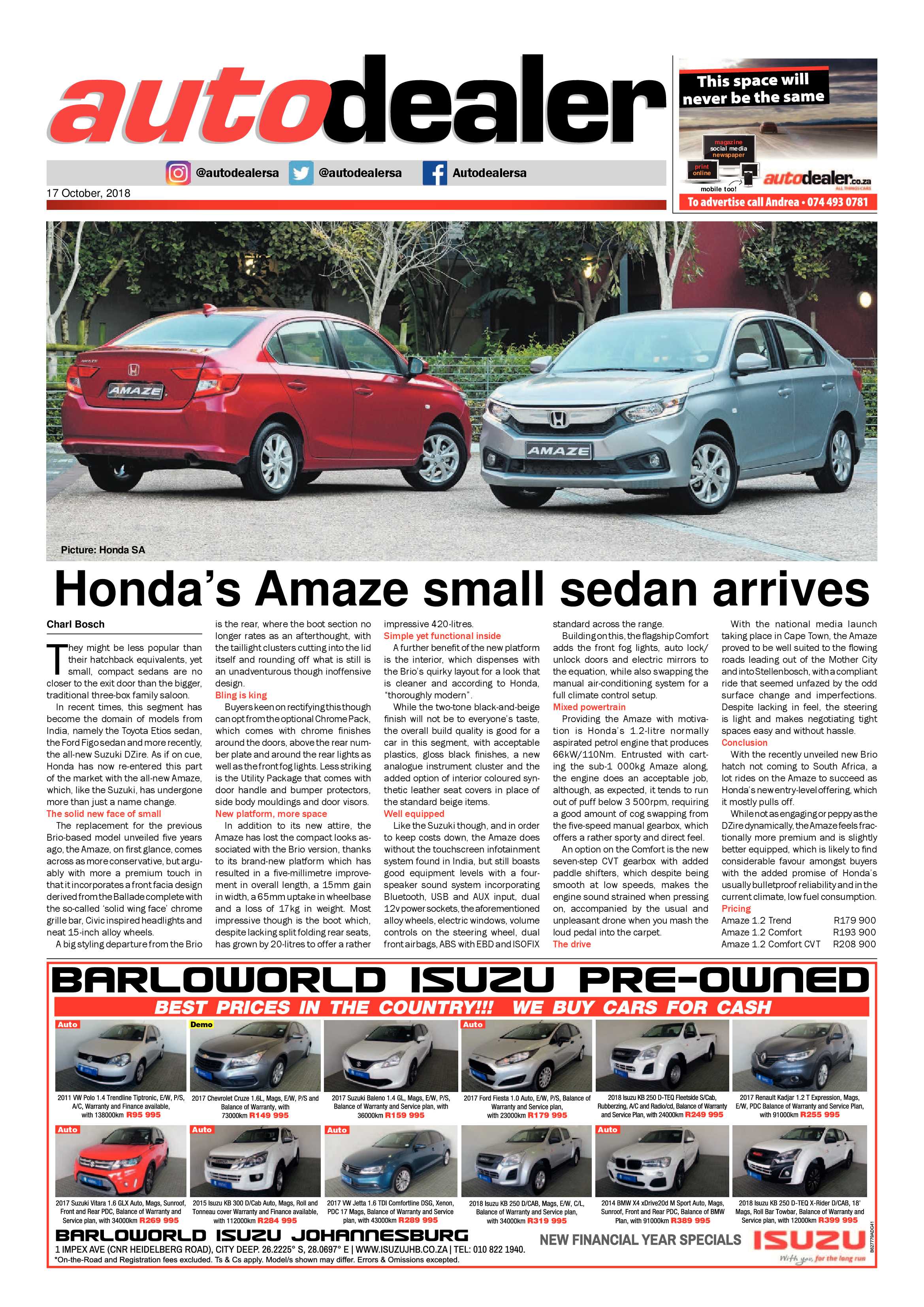Comaro Chronicle 17 October 2018 page 11