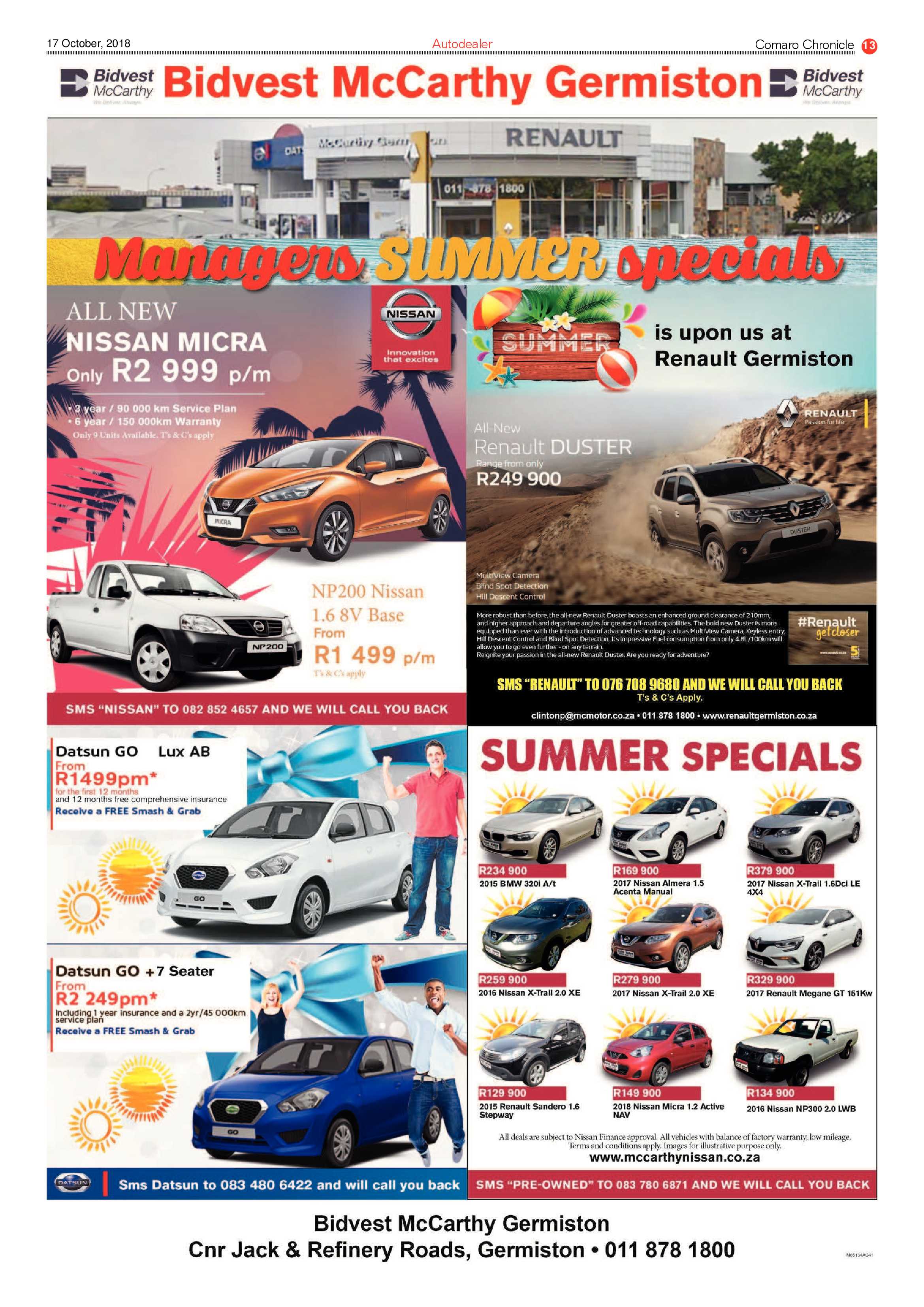 Comaro Chronicle 17 October 2018 page 13