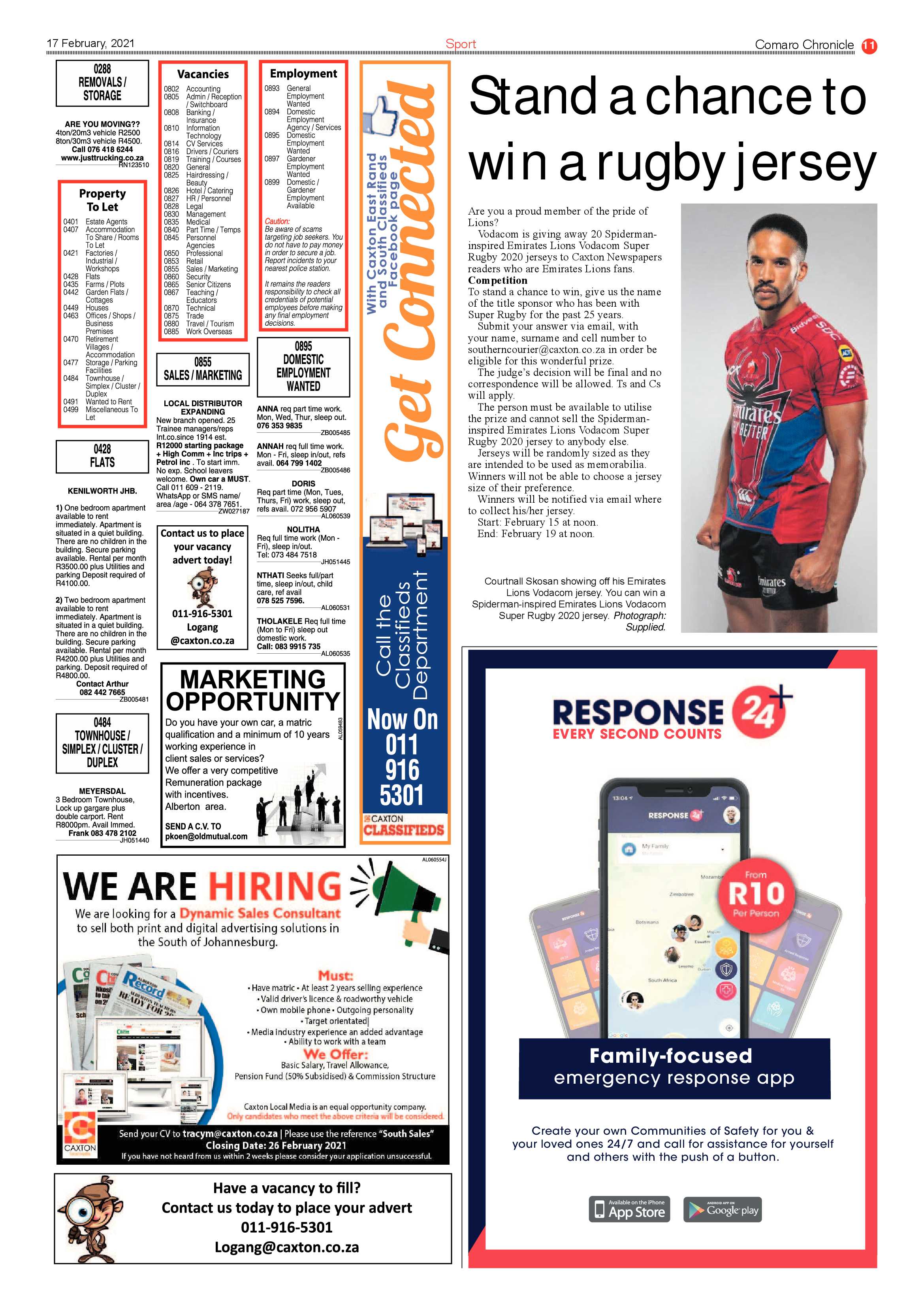 Comaro Chronicle 17  February 2021 page 11