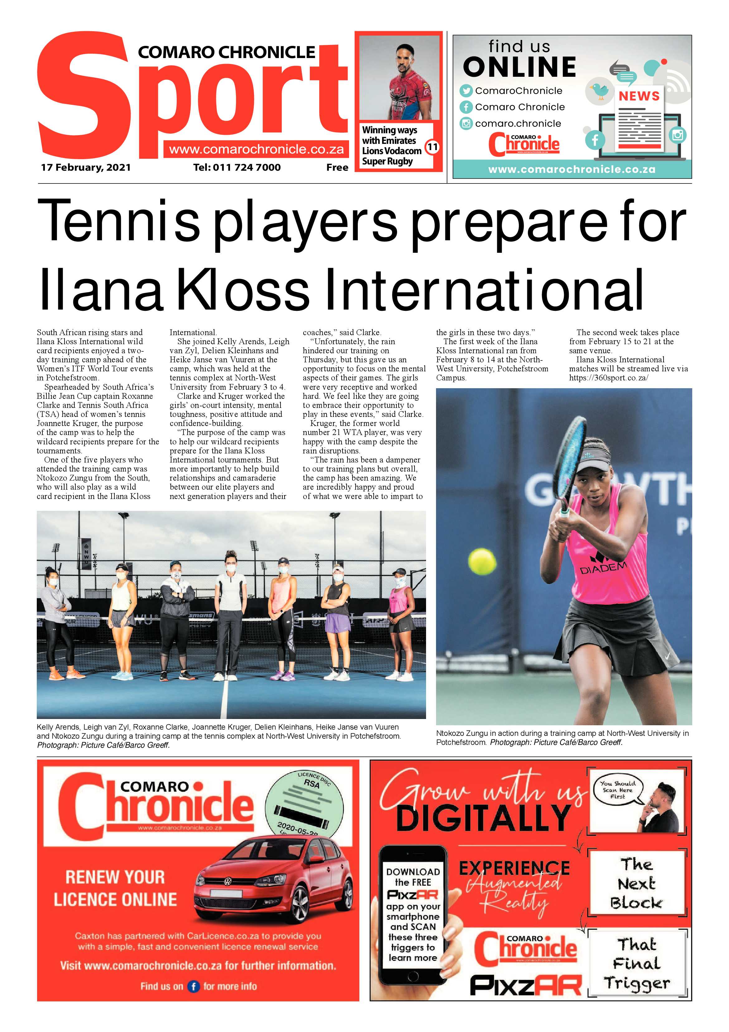 Comaro Chronicle 17  February 2021 page 12