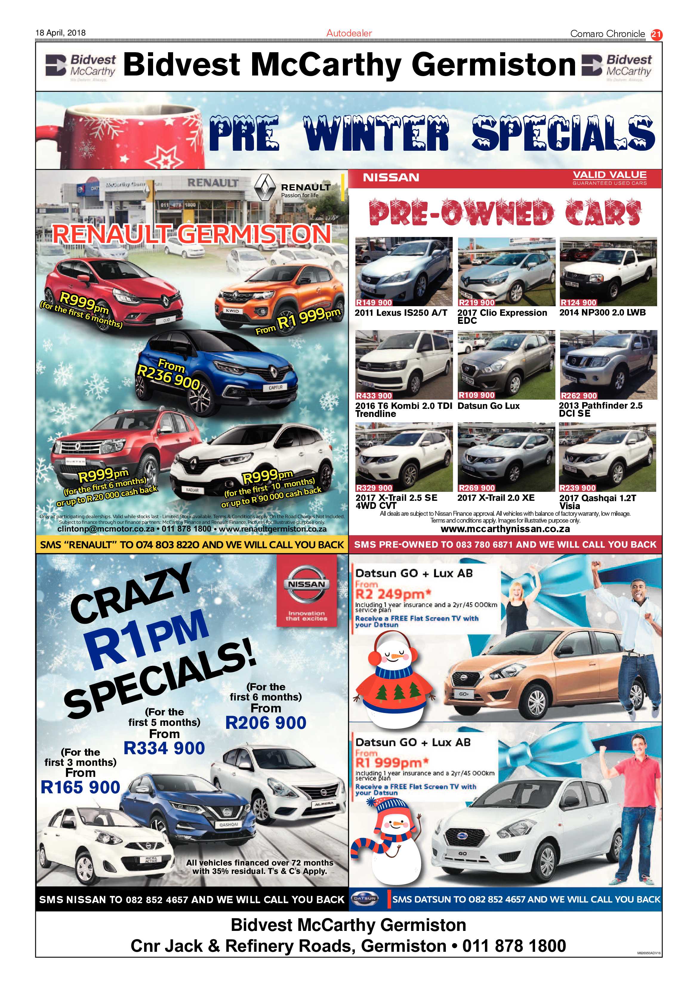 Comaro Chronicle 18 April 2018 page 21